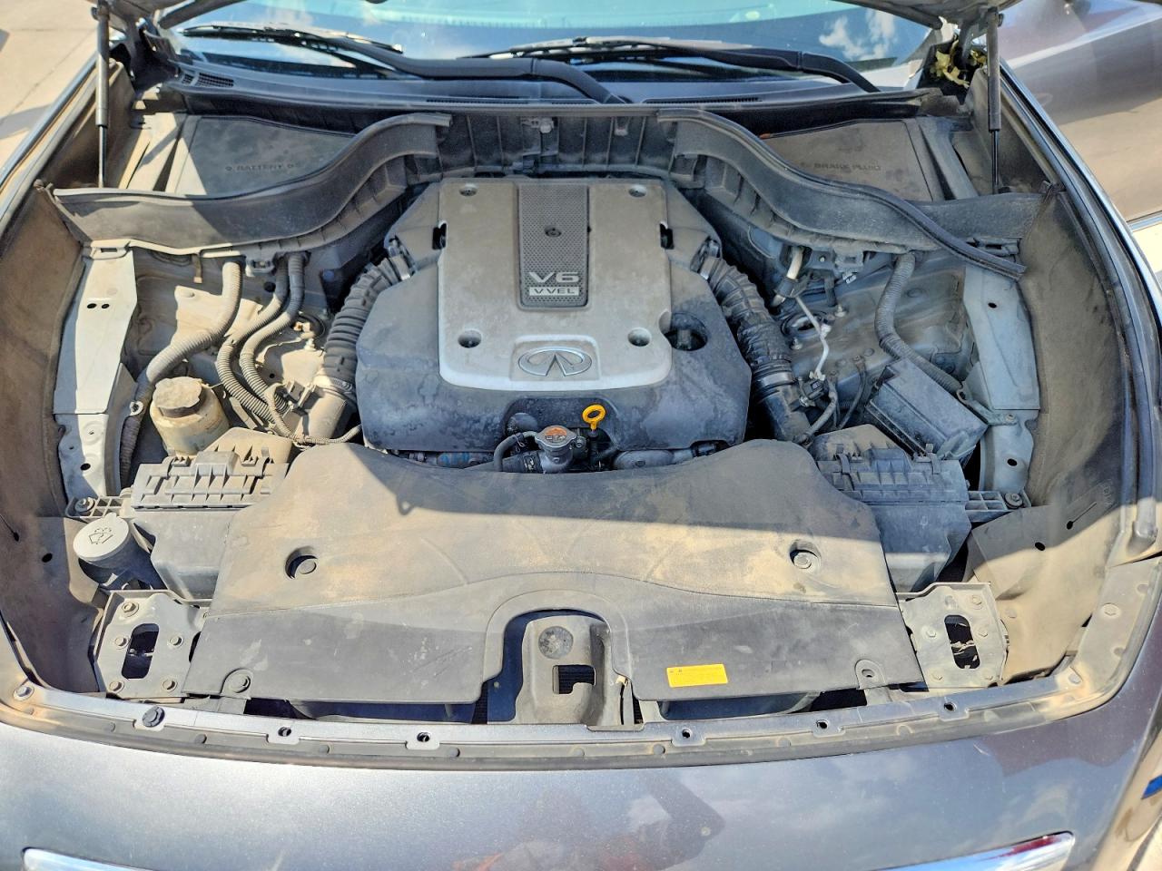 2014 Infiniti Qx70 Base Серый vin: JN8CS1MU7EM451067