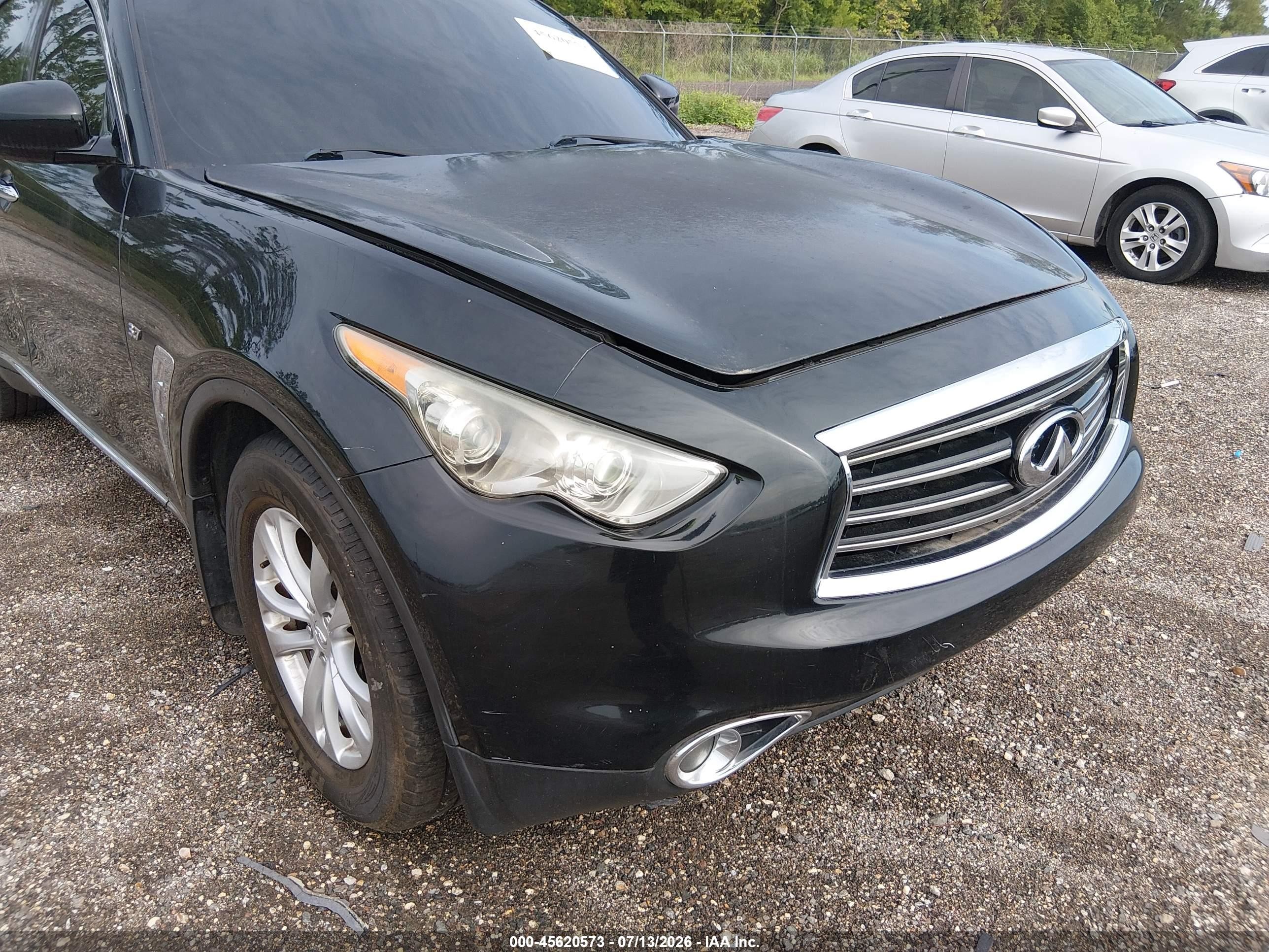 2014 Infiniti Qx70   Black vin: JN8CS1MU7EM451439