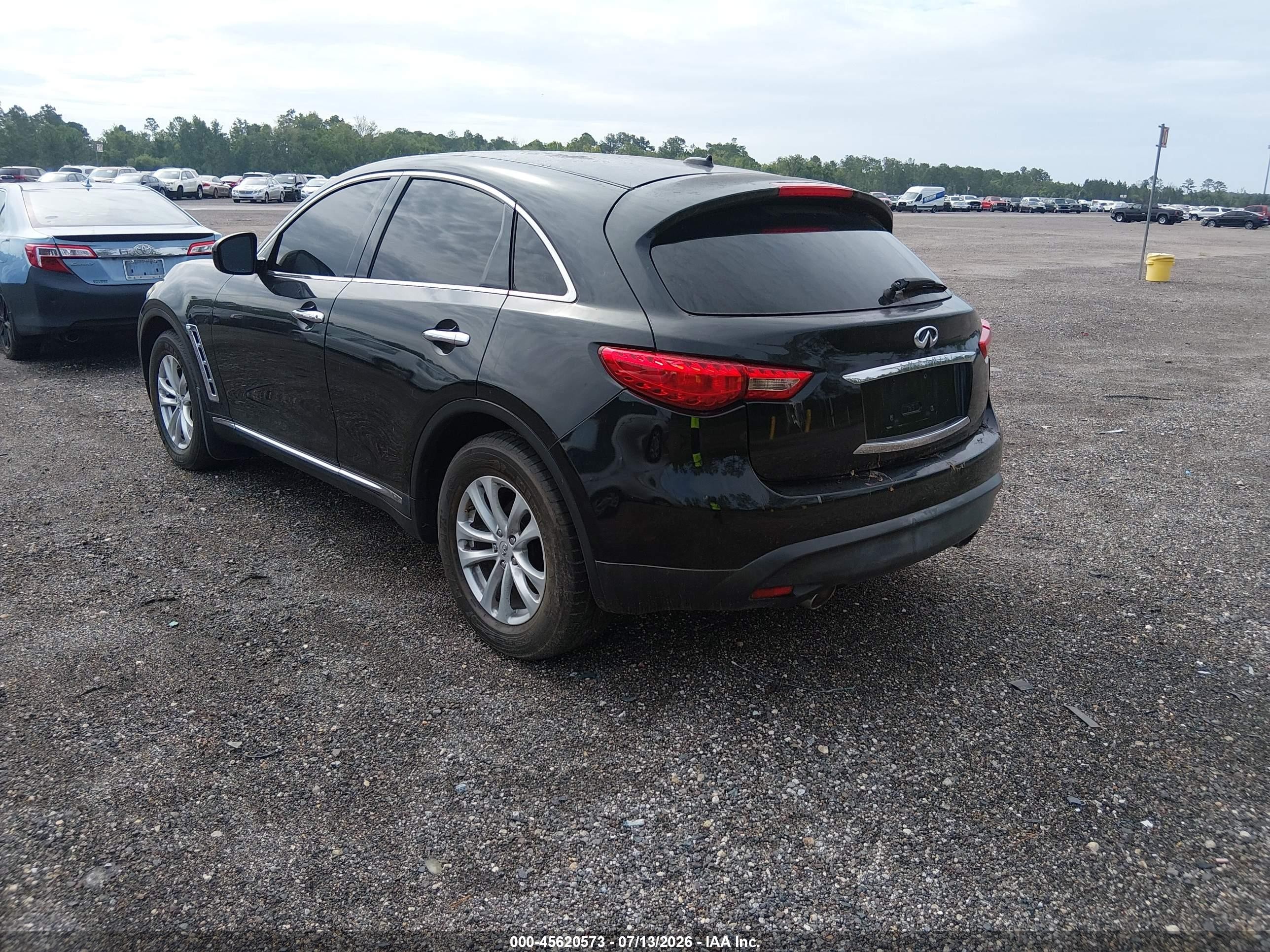2014 Infiniti Qx70   Black vin: JN8CS1MU7EM451439