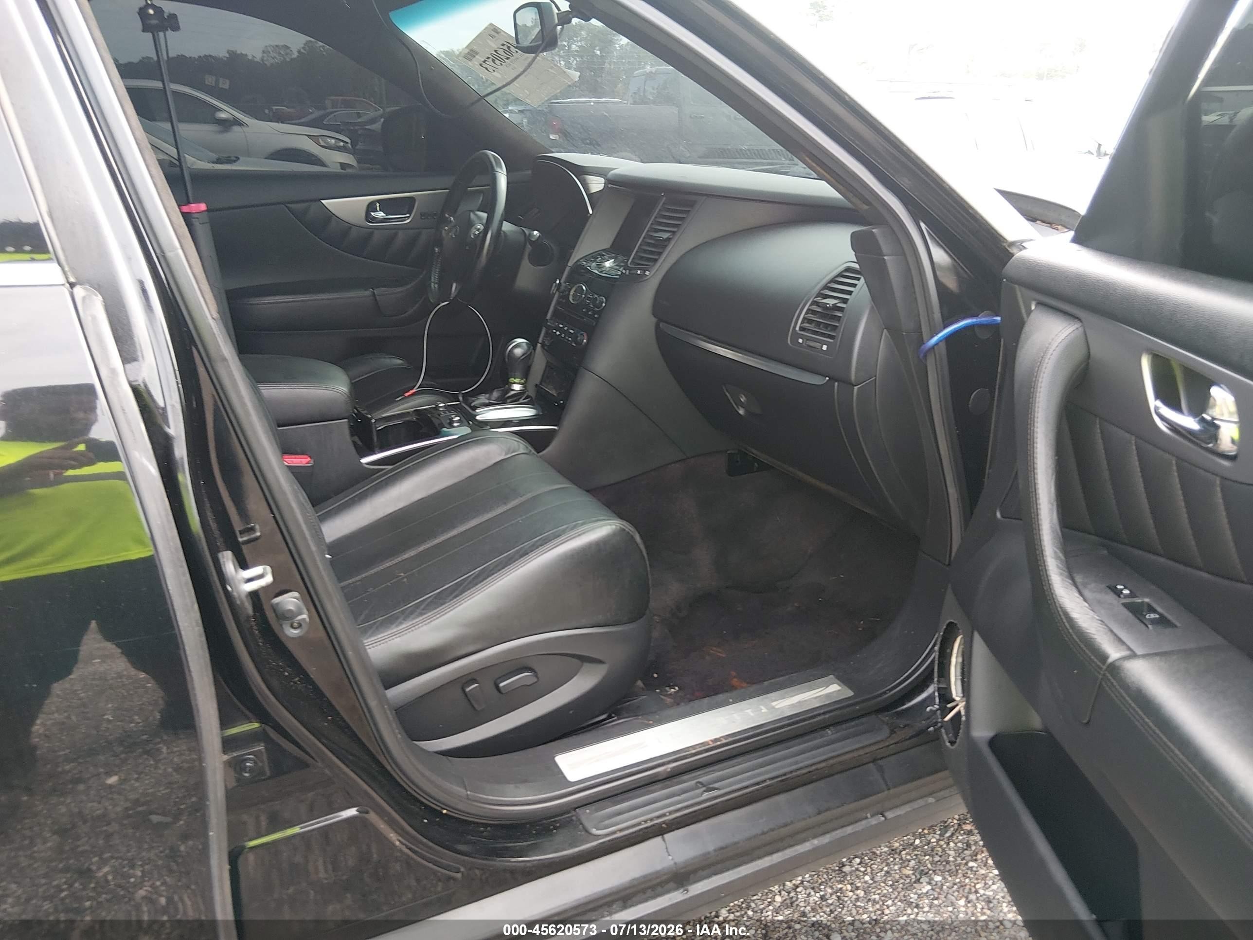 2014 Infiniti Qx70   Black vin: JN8CS1MU7EM451439