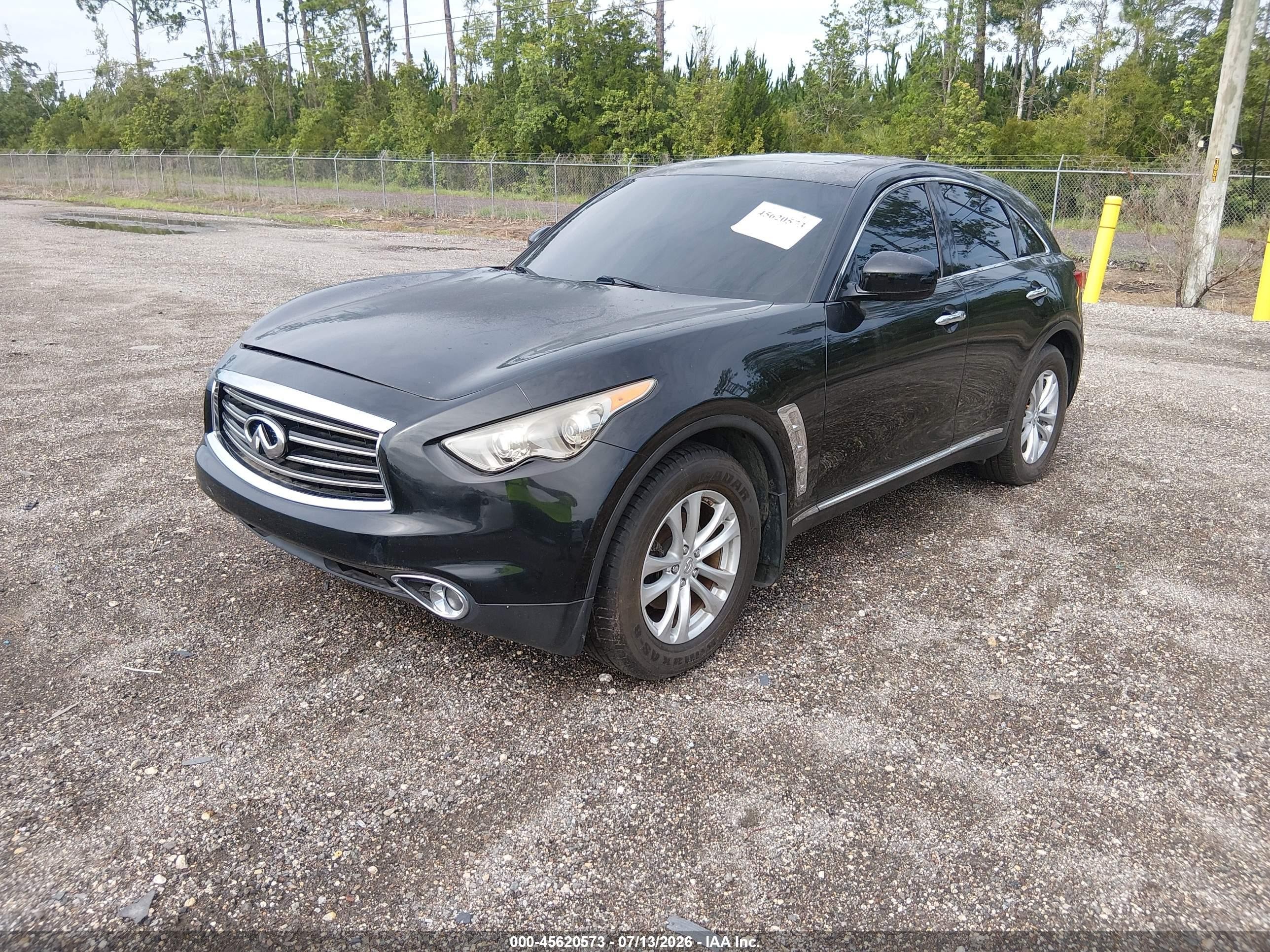 2014 Infiniti Qx70   Black vin: JN8CS1MU7EM451439