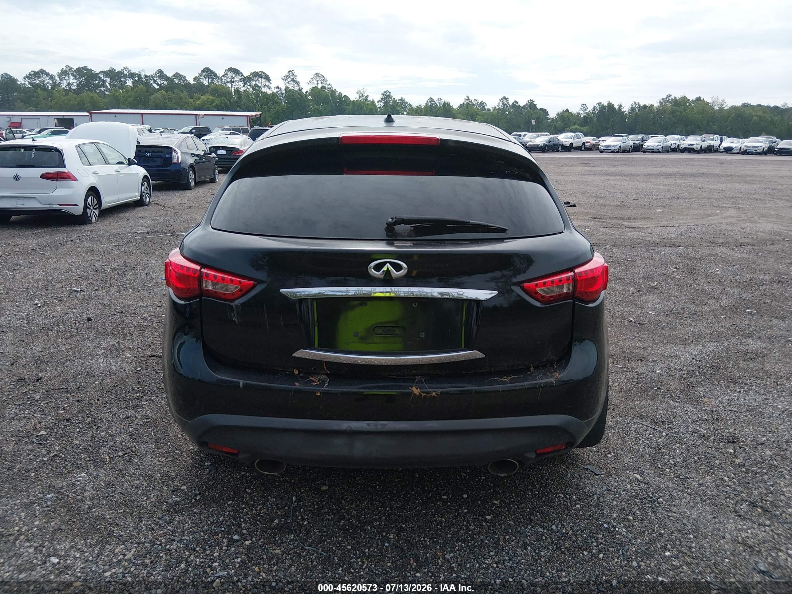 2014 Infiniti Qx70   Black vin: JN8CS1MU7EM451439