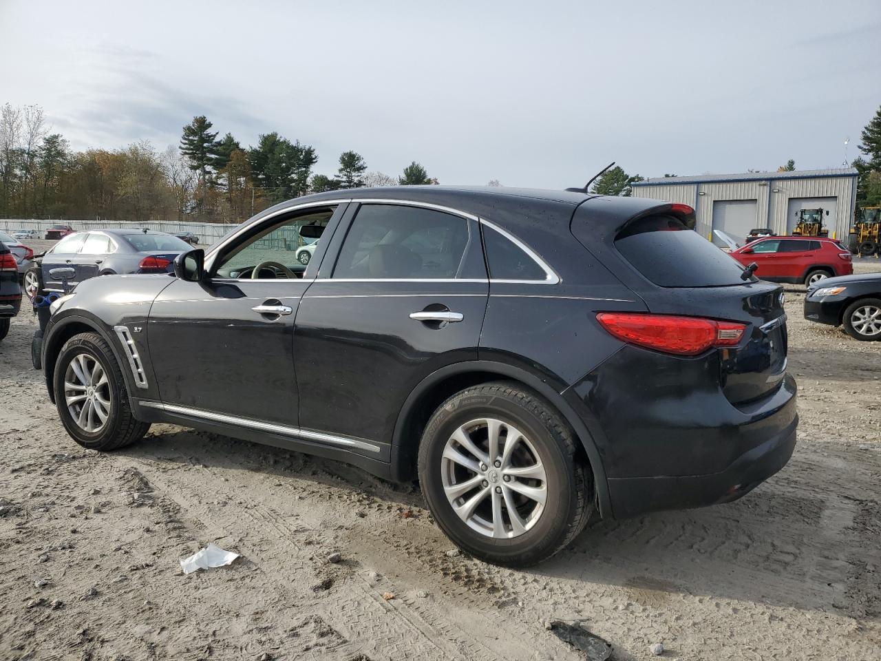 2015 Infiniti Qx70 Base Black vin: JN8CS1MU7FM380809