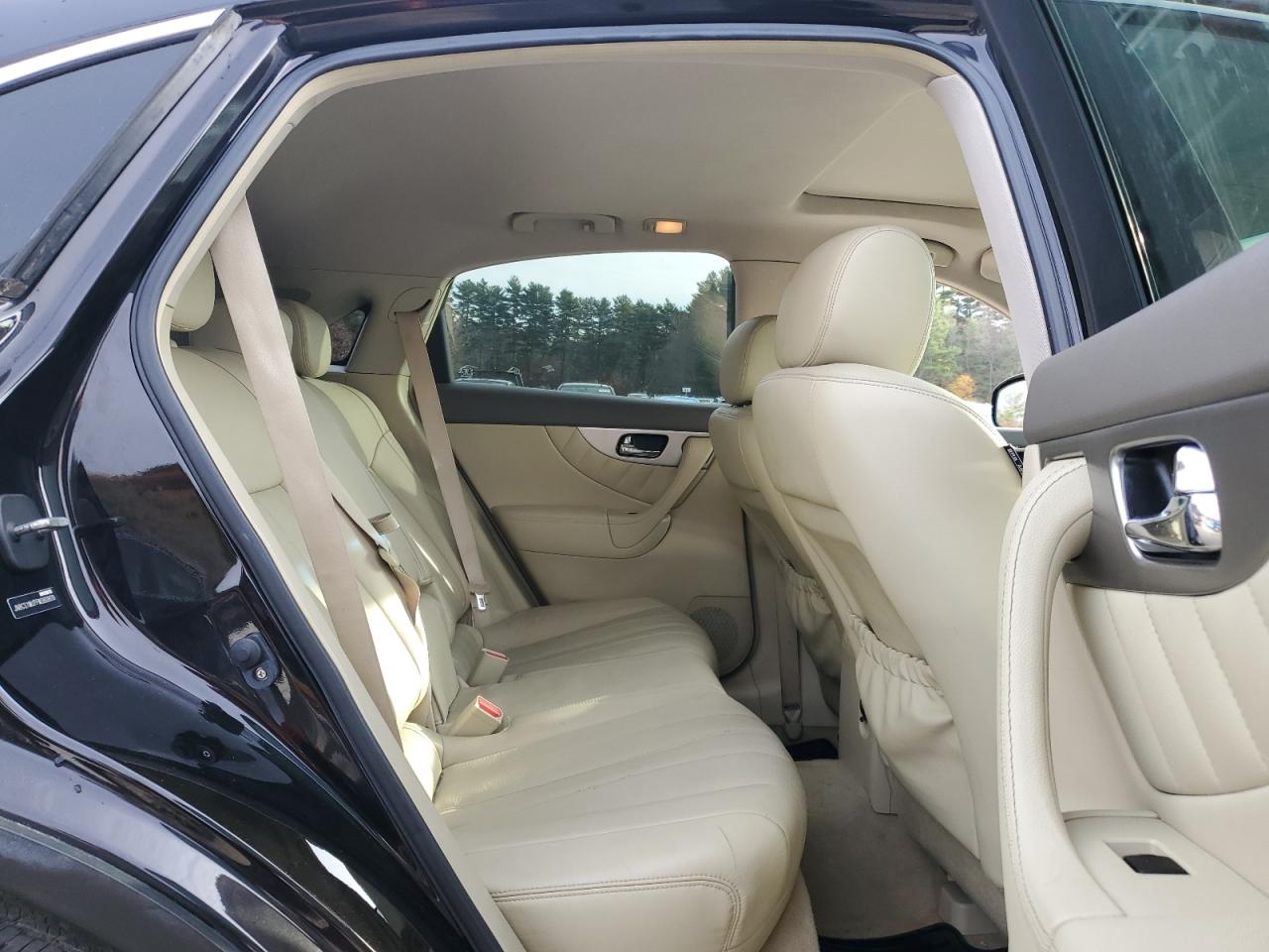 2015 Infiniti Qx70 Base Black vin: JN8CS1MU7FM380809