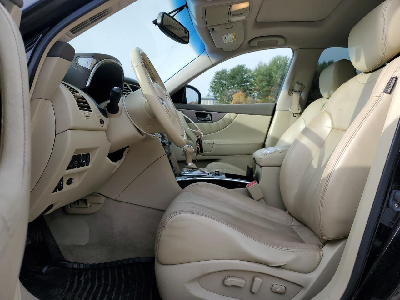 2015 Infiniti Qx70 Base Black vin: JN8CS1MU7FM380809