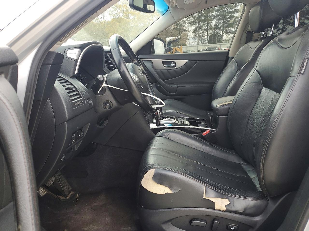 2015 Infiniti Qx70 Base Silver vin: JN8CS1MU7FM381264