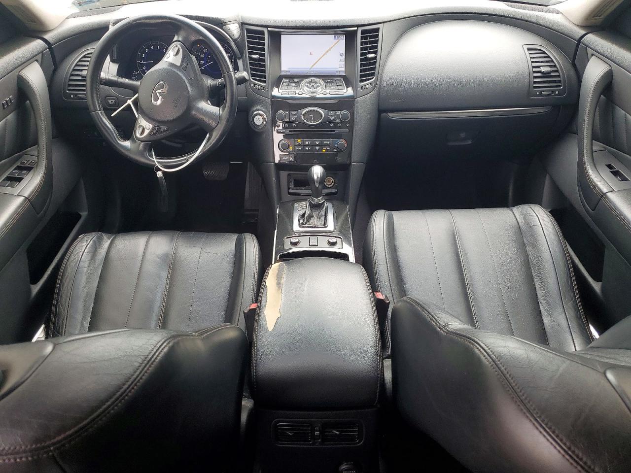 2015 Infiniti Qx70 Base Silver vin: JN8CS1MU7FM381264
