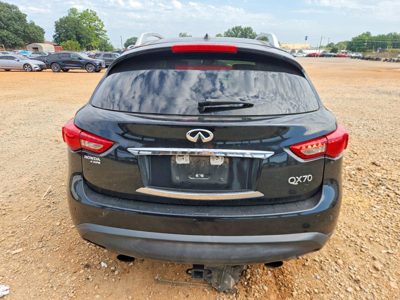 2015 Infiniti Qx70 Base Black vin: JN8CS1MU7FM381457