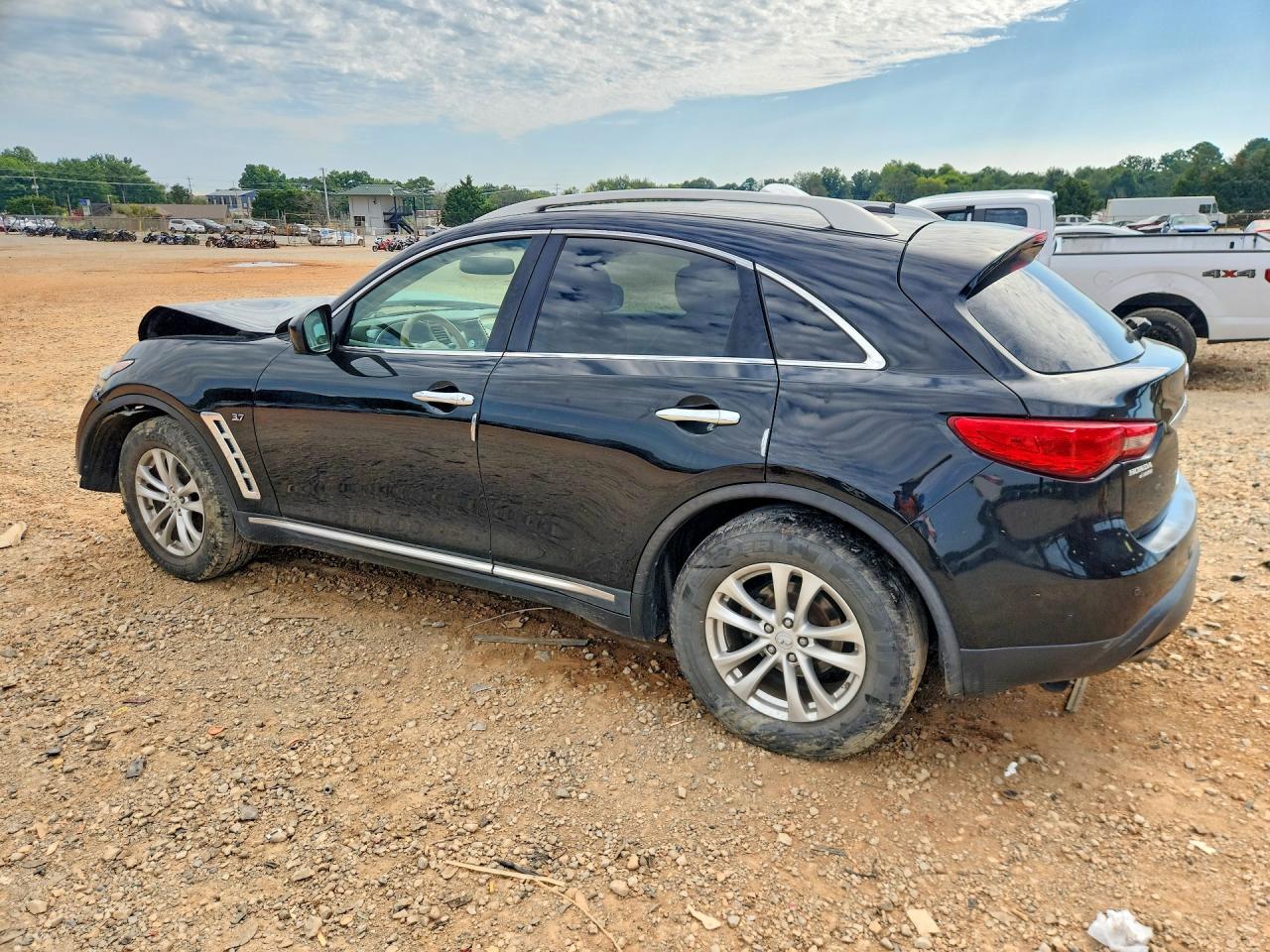 2015 Infiniti Qx70 Base Black vin: JN8CS1MU7FM381457