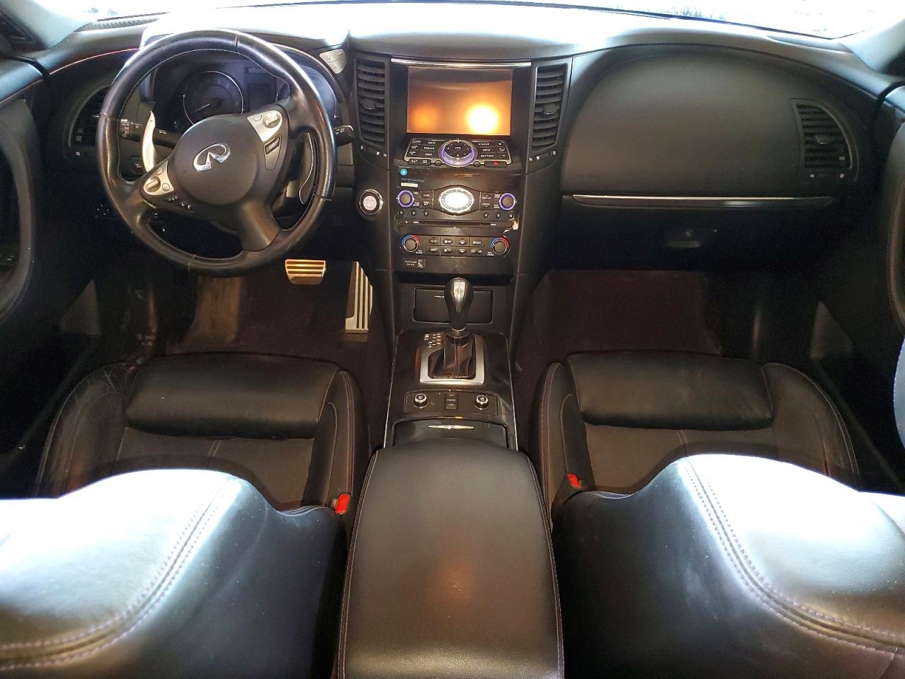 2016 Infiniti Qx70 Base White vin: JN8CS1MU7GM130097