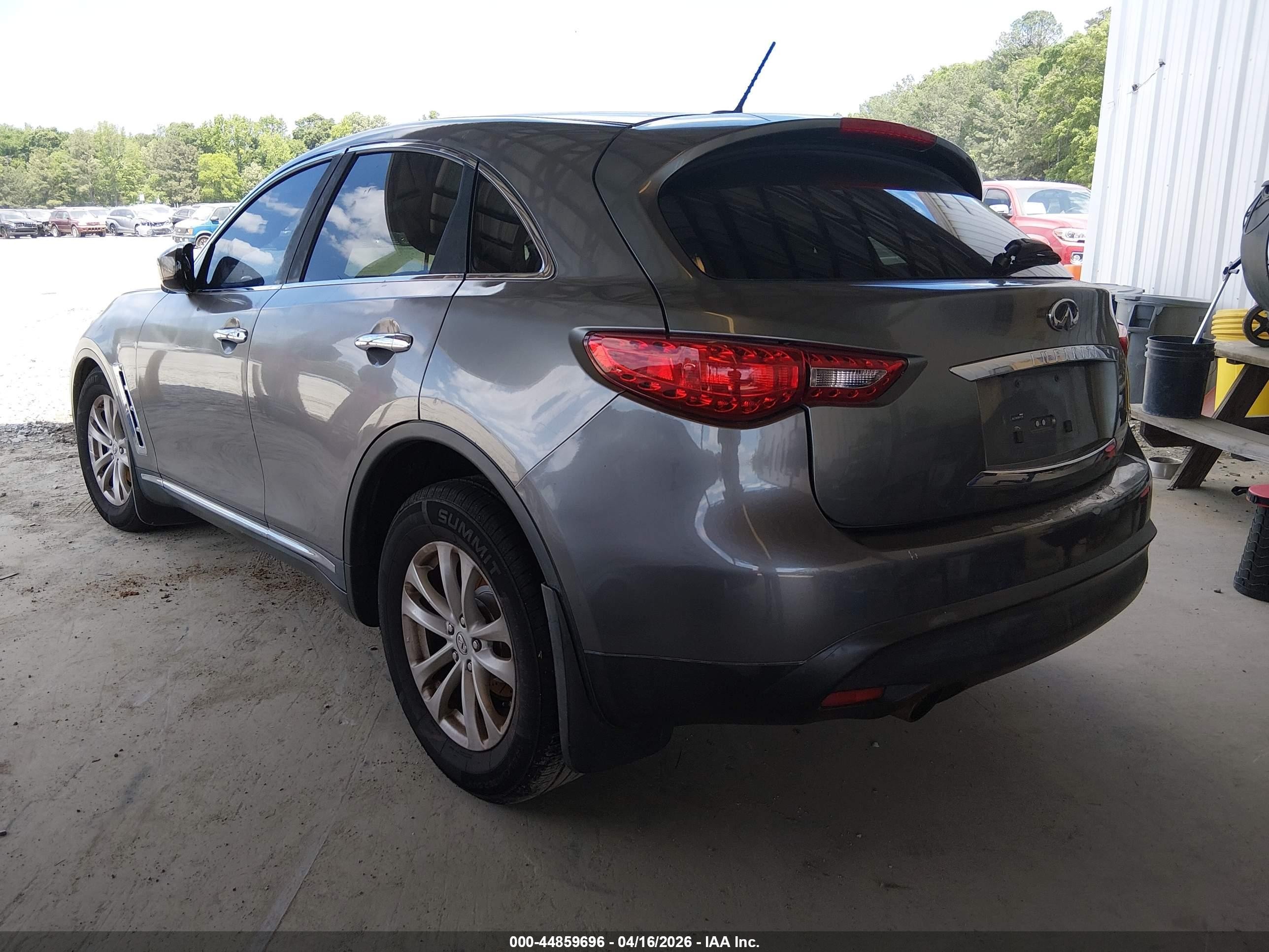 2013 Infiniti Fx37   Gray vin: JN8CS1MU8DM141380