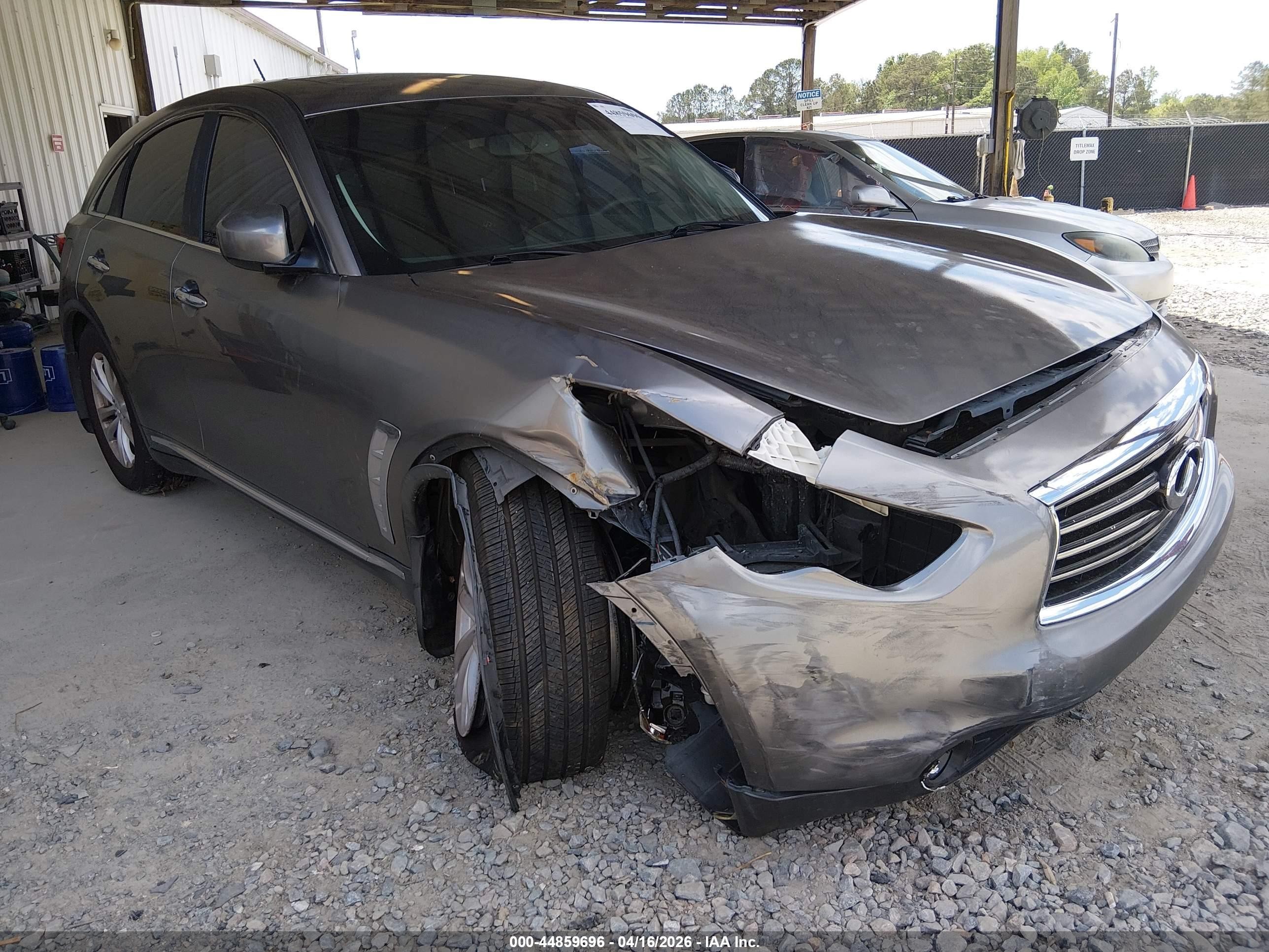 2013 Infiniti Fx37   Gray vin: JN8CS1MU8DM141380