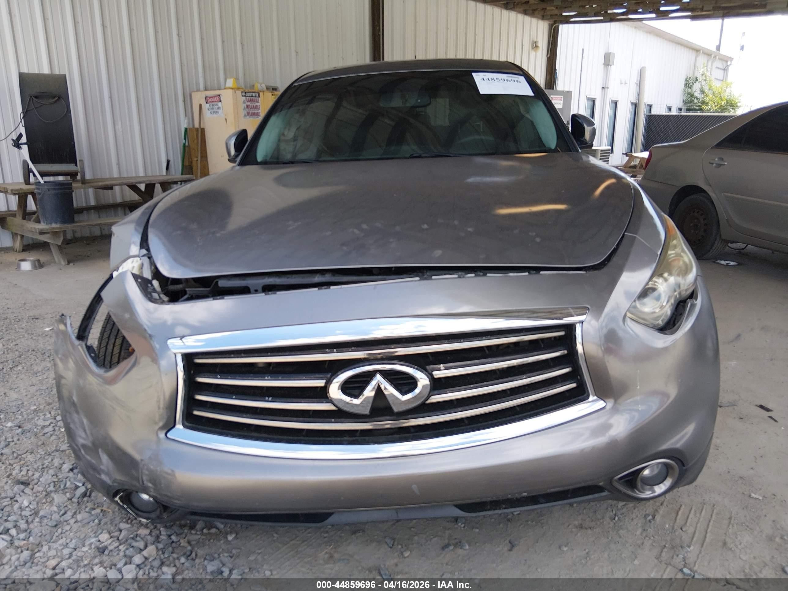 2013 Infiniti Fx37   Gray vin: JN8CS1MU8DM141380