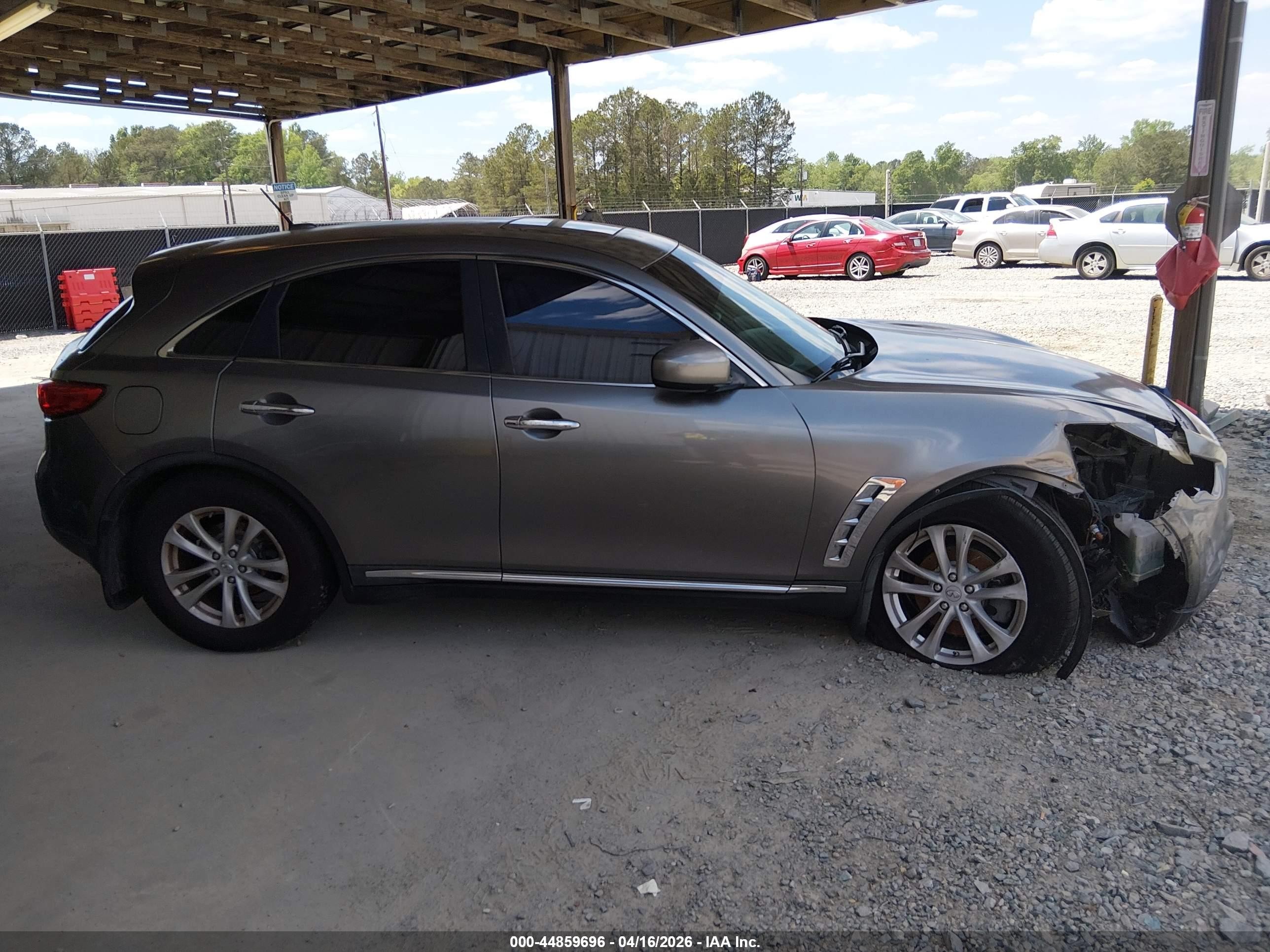 2013 Infiniti Fx37   Gray vin: JN8CS1MU8DM141380