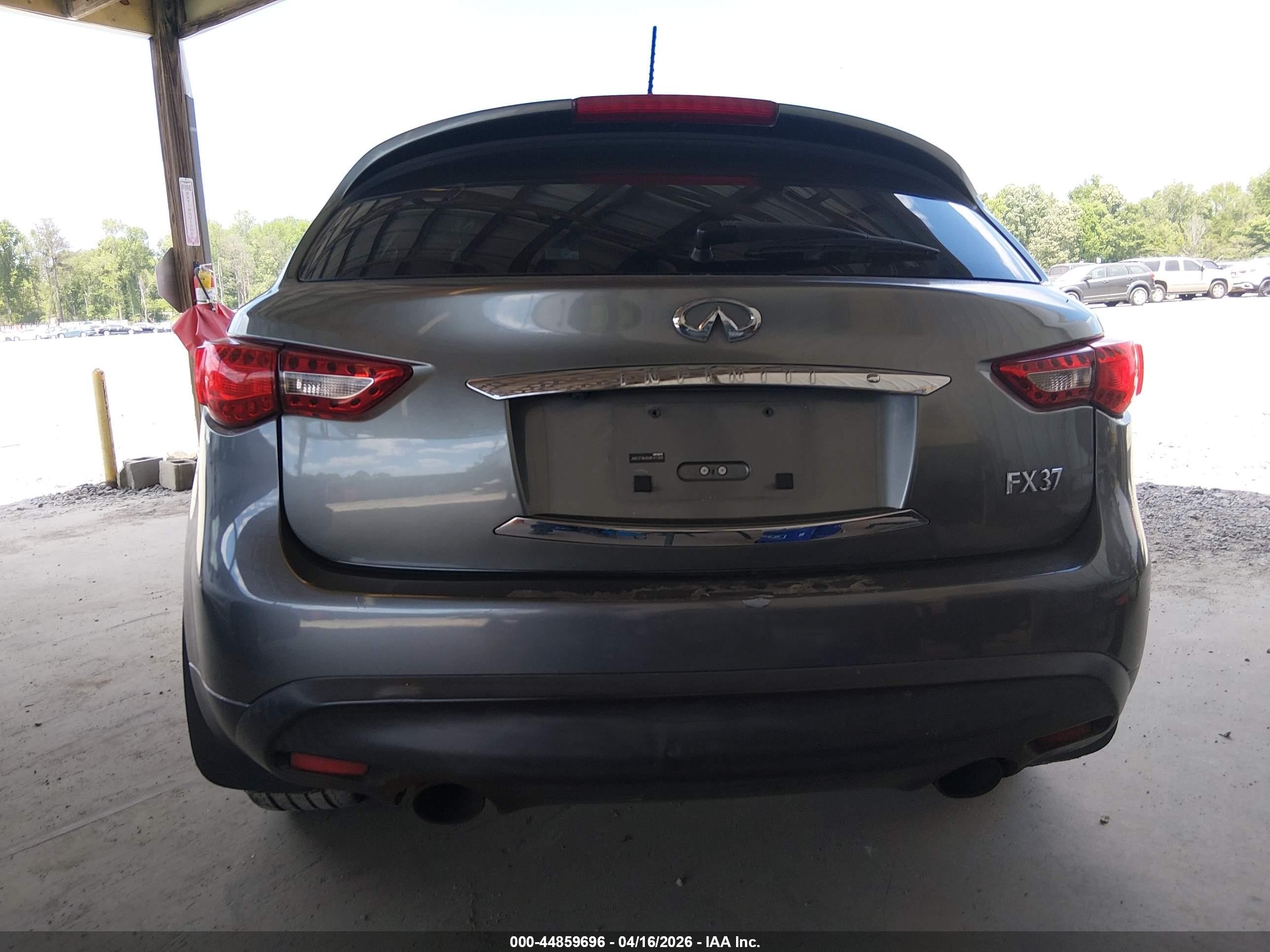 2013 Infiniti Fx37   Gray vin: JN8CS1MU8DM141380
