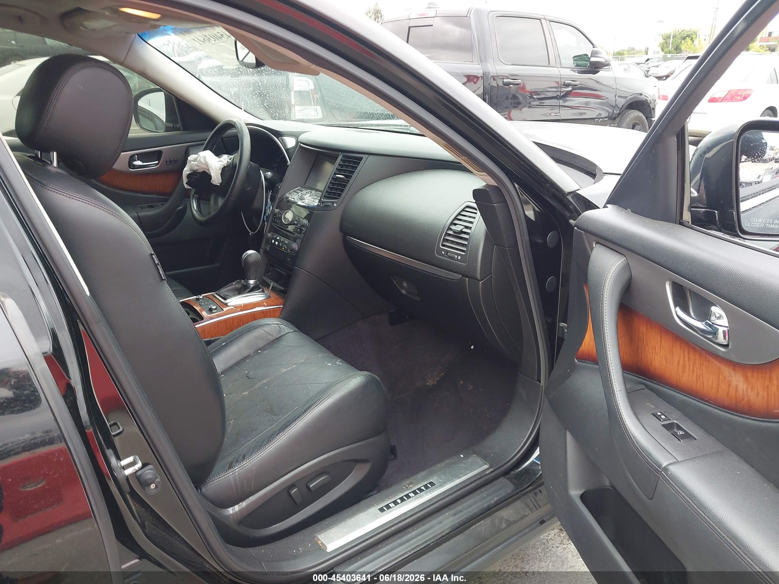 2014 Infiniti Qx70   Black vin: JN8CS1MU8EM450249