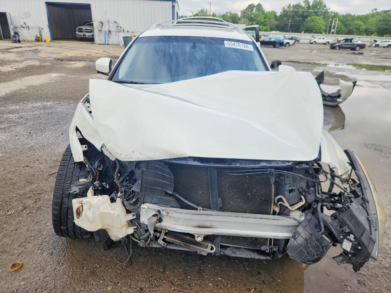 2015 Infiniti Qx70 Base White vin: JN8CS1MU8FM380513