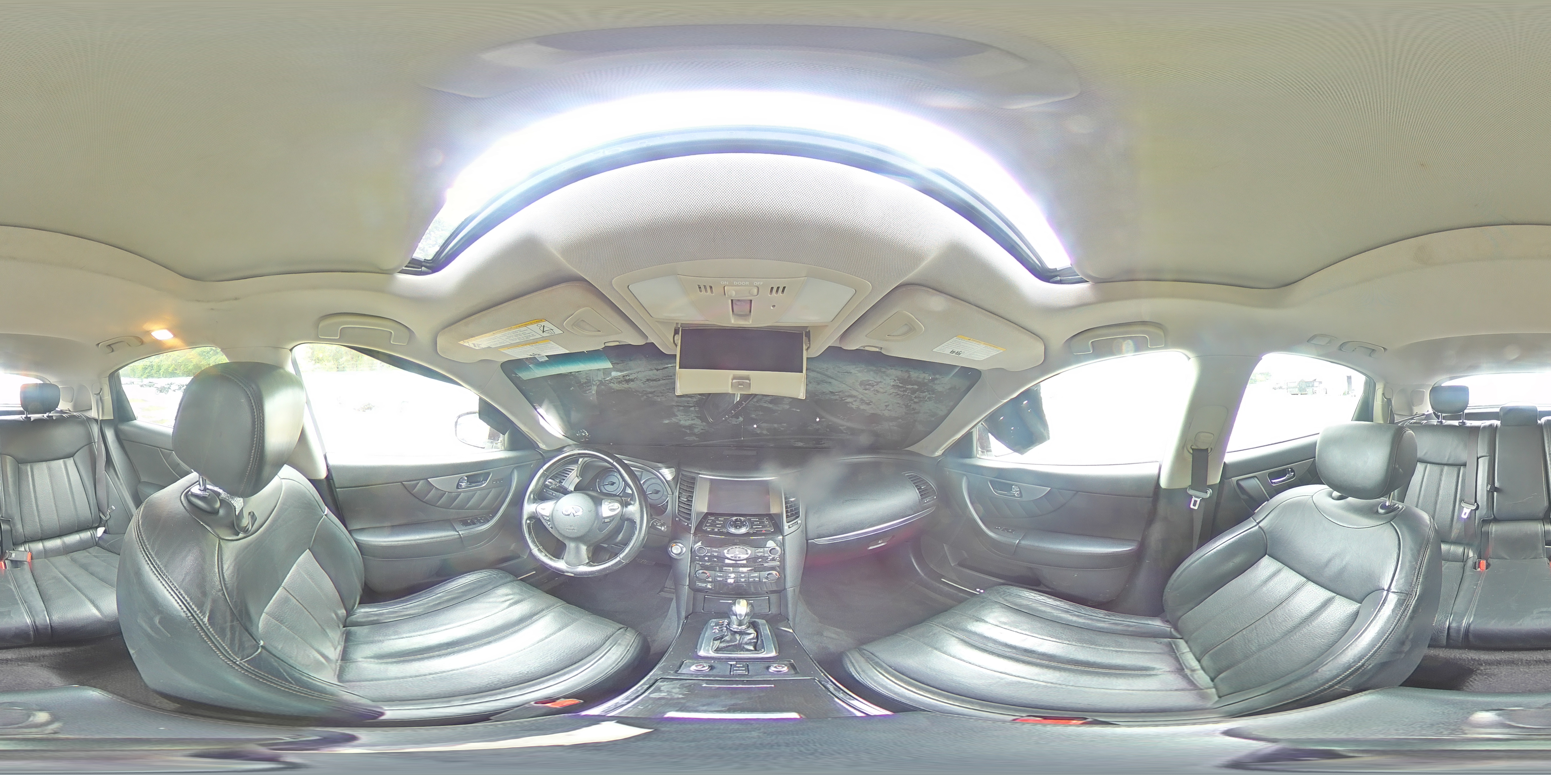 2015 Infiniti Qx70 Base White vin: JN8CS1MU8FM380513