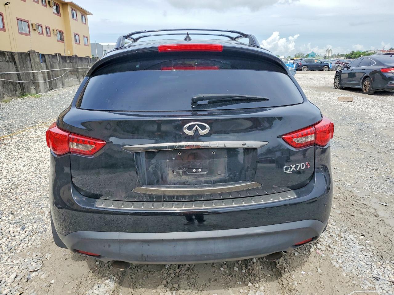 2015 Infiniti Qx70 Base Черный vin: JN8CS1MU8FM381340