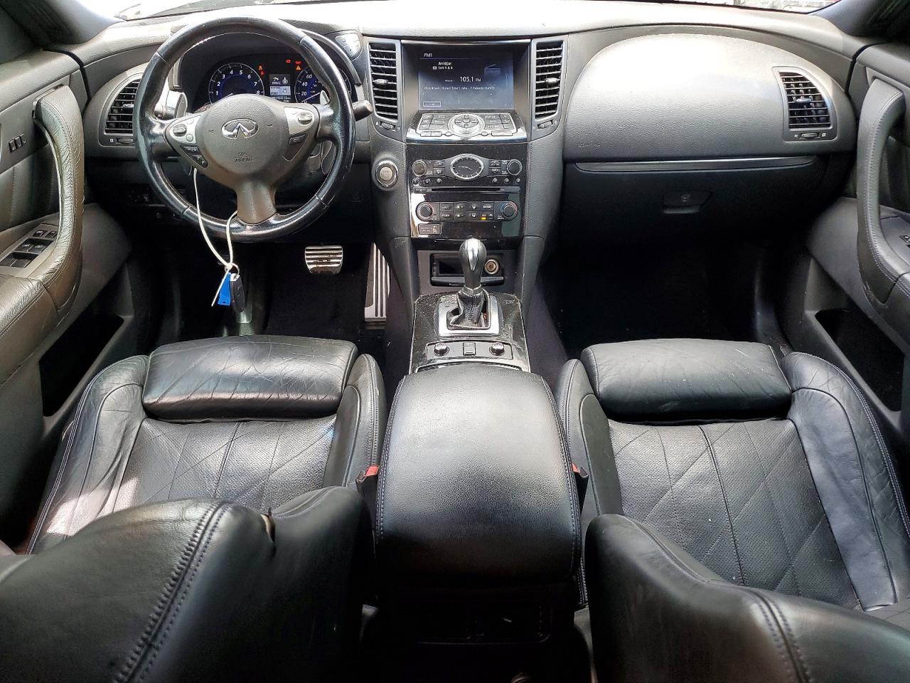 2015 Infiniti Qx70 Base Черный vin: JN8CS1MU8FM381340