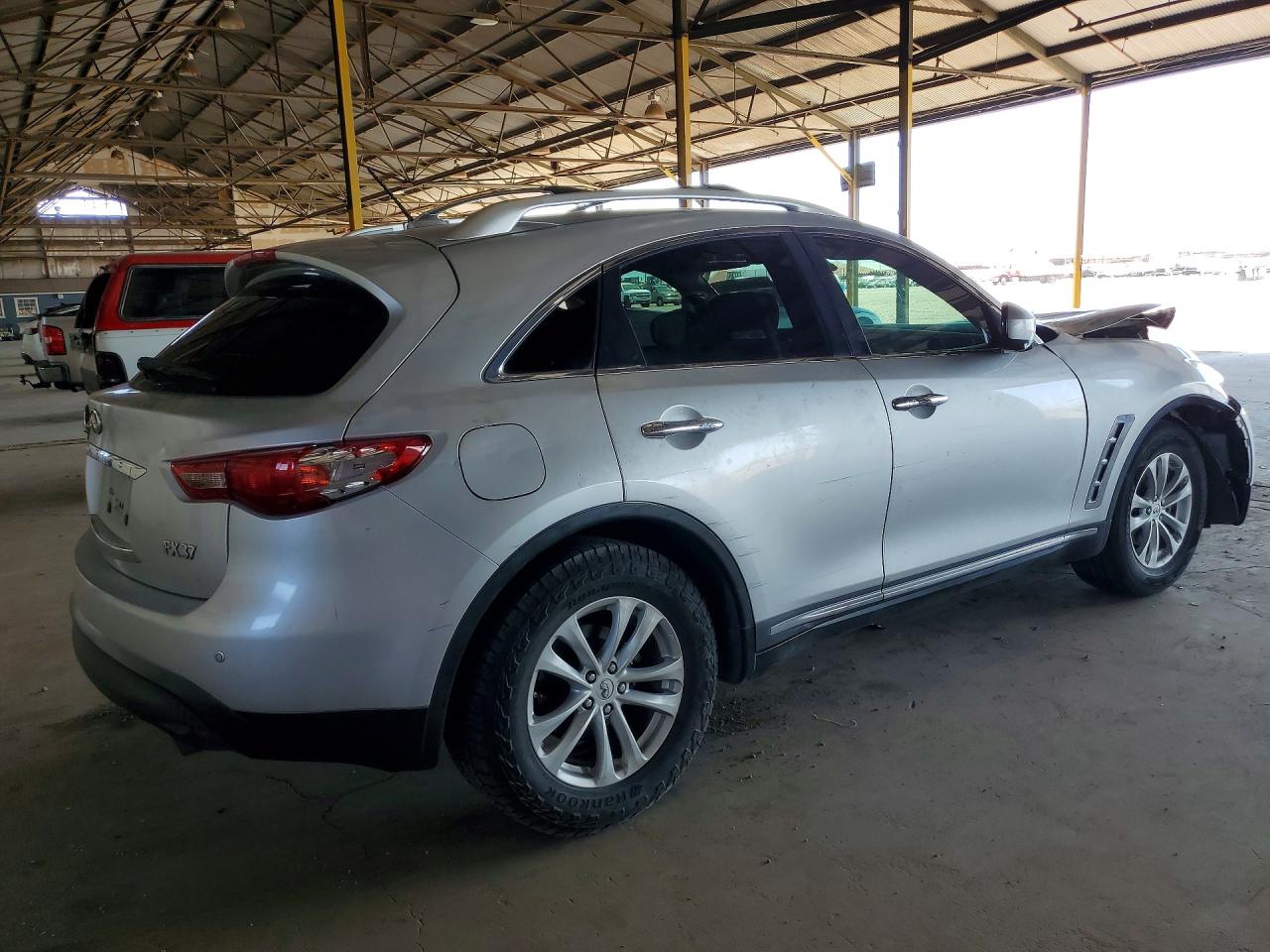 2013 Infiniti Fx37 Base Silver vin: JN8CS1MU9DM142053