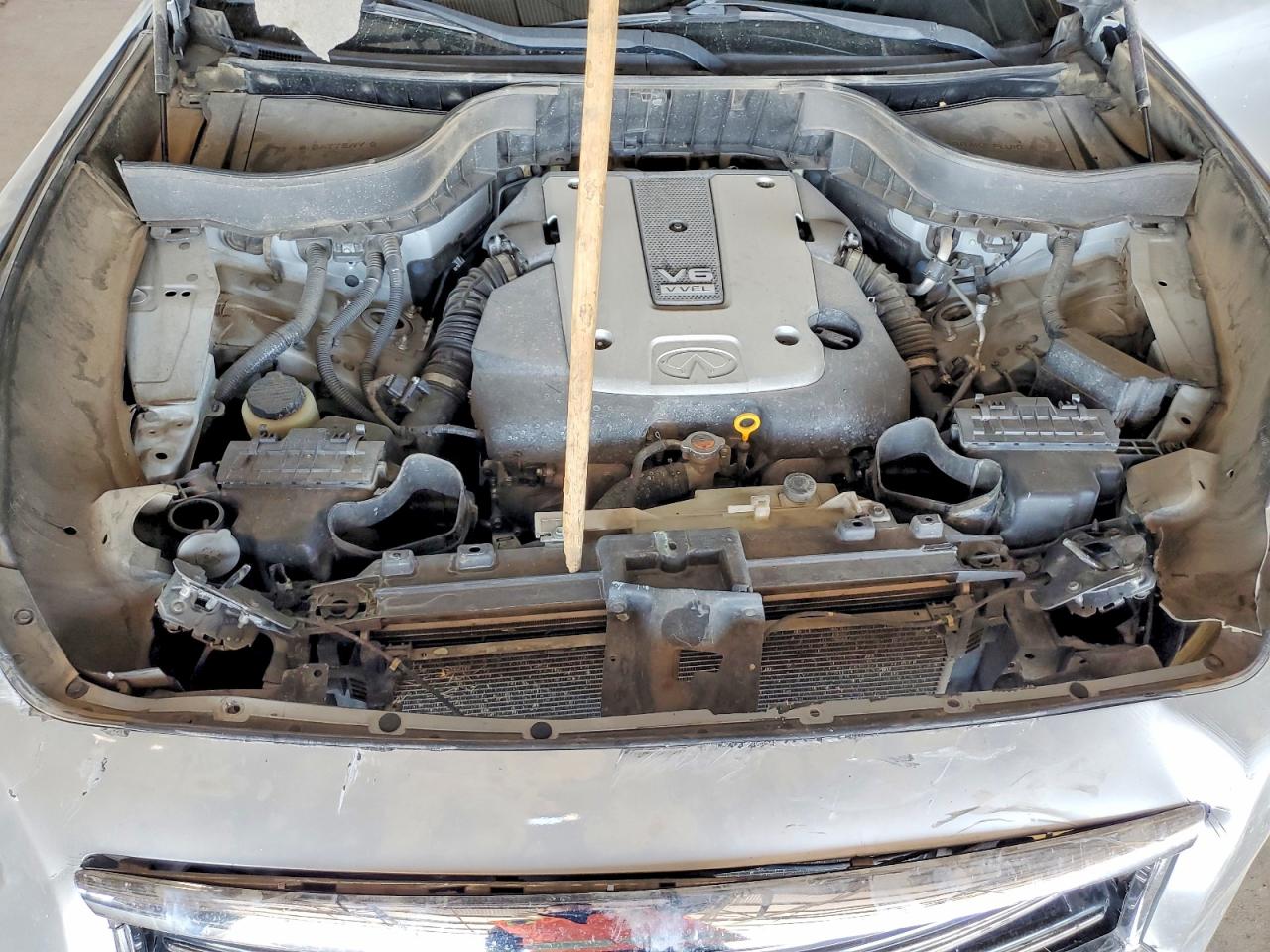 2013 Infiniti Fx37 Base Silver vin: JN8CS1MU9DM142053