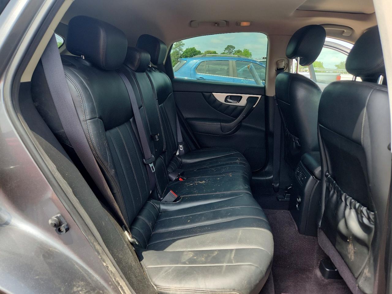 2014 Infiniti Qx70 Base Gray vin: JN8CS1MU9EM451927