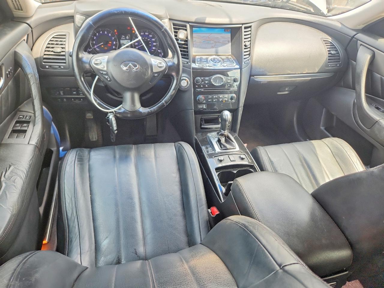 2014 Infiniti Qx70 Base Gray vin: JN8CS1MU9EM451927