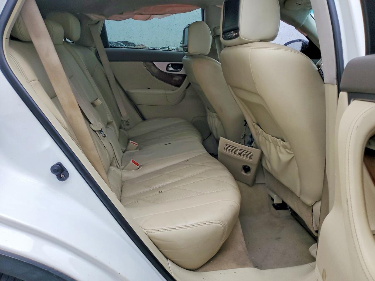 2013 Infiniti Fx37 Base White vin: JN8CS1MW0DM171250