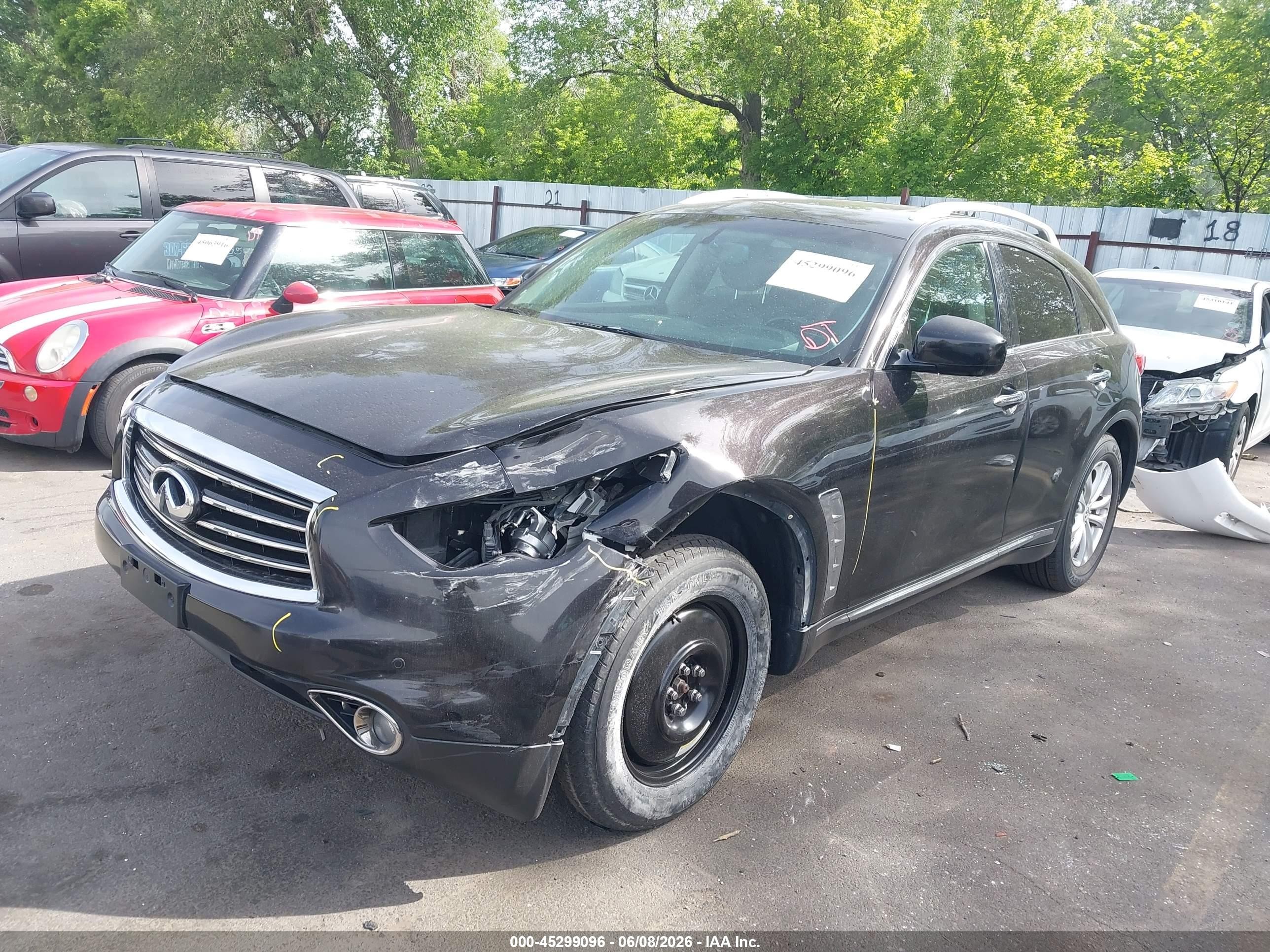 2013 Infiniti Fx37   Black vin: JN8CS1MW0DM172852