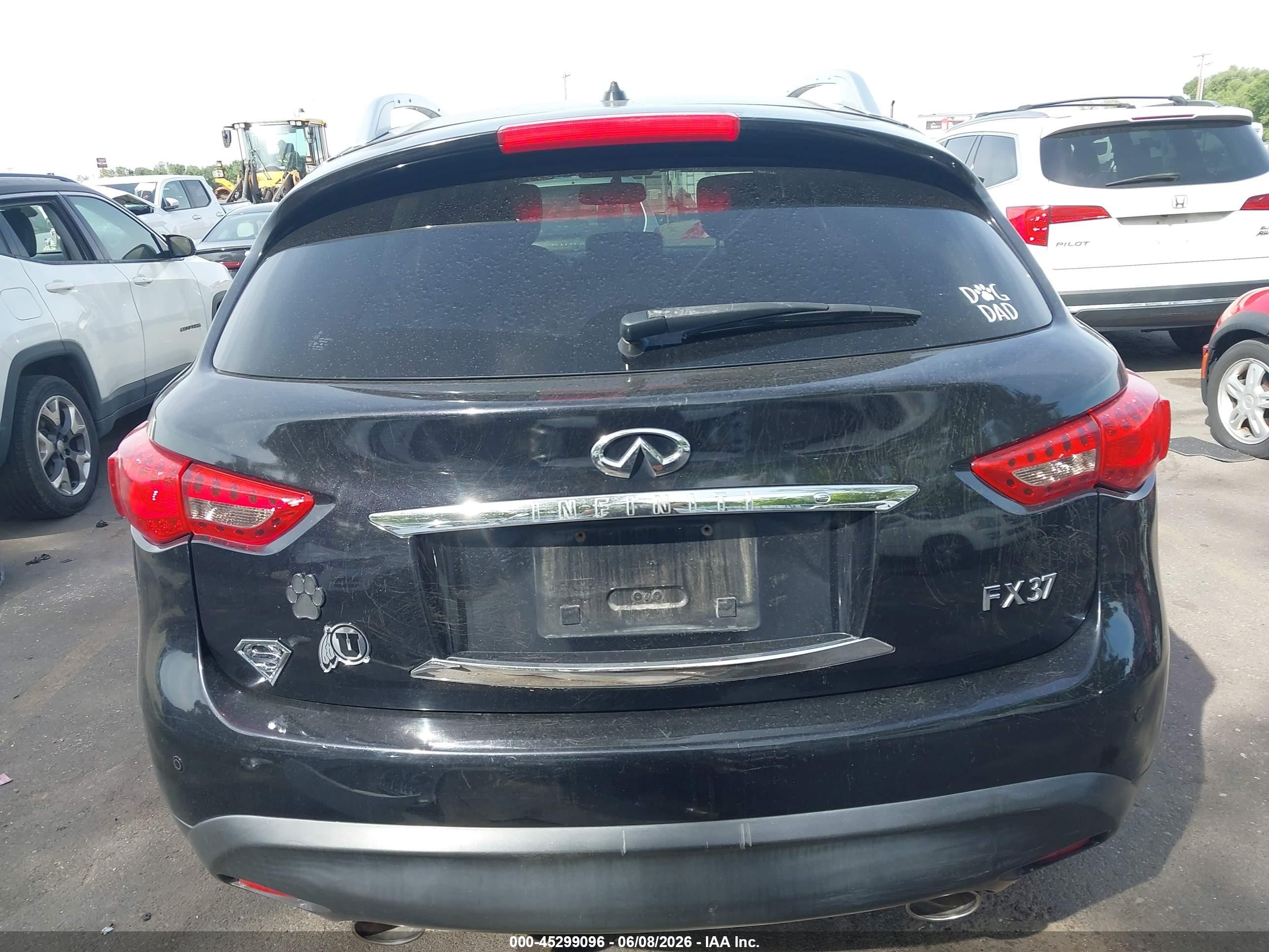 2013 Infiniti Fx37   Black vin: JN8CS1MW0DM172852