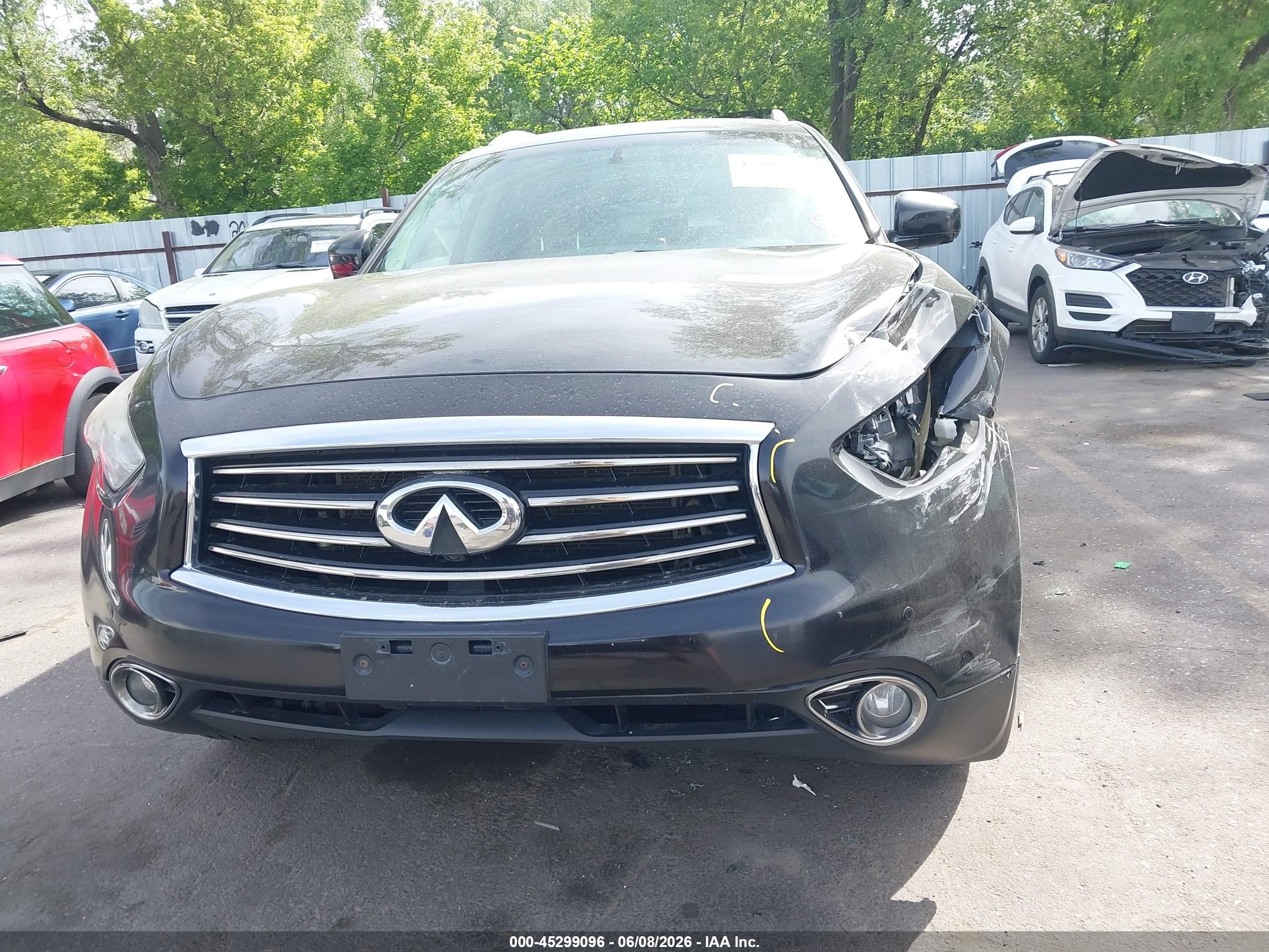 2013 Infiniti Fx37   Black vin: JN8CS1MW0DM172852