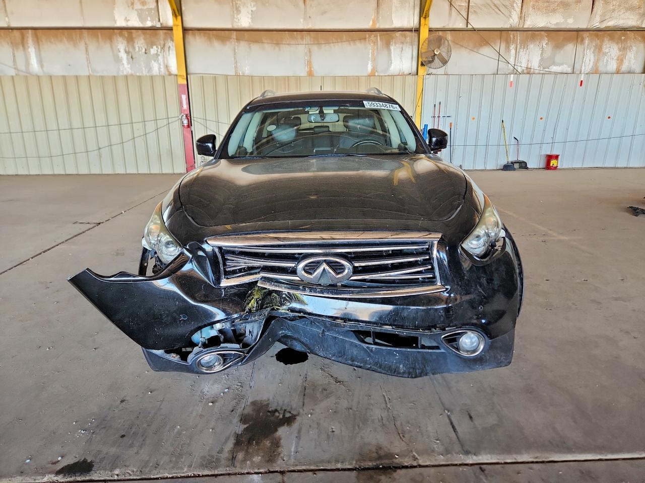 2013 Infiniti Fx37 Base Black vin: JN8CS1MW0DM173077