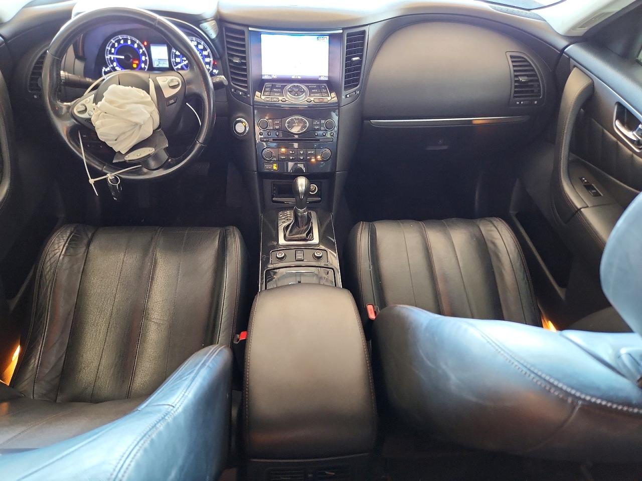 2013 Infiniti Fx37 Base Black vin: JN8CS1MW0DM173077