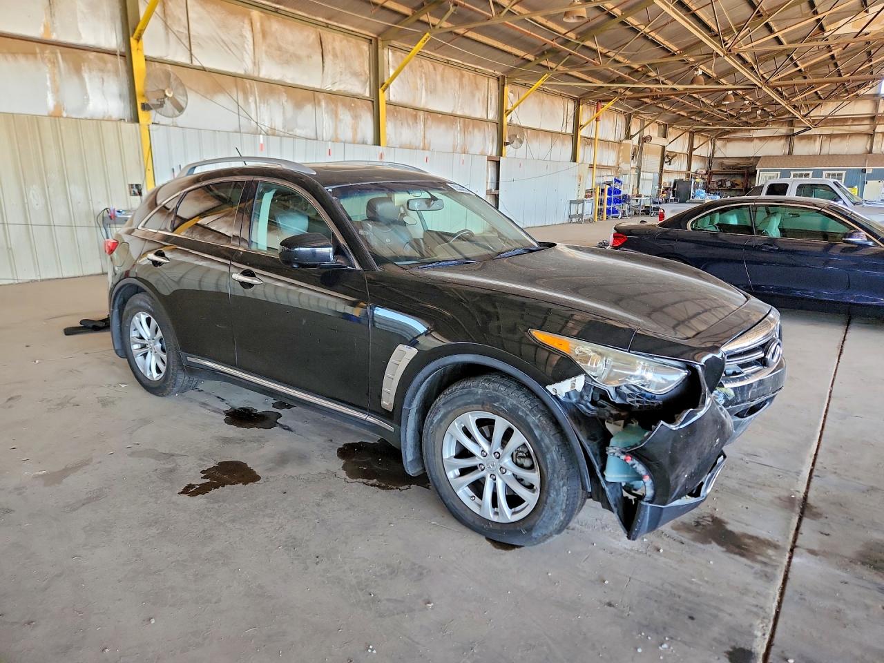 2013 Infiniti Fx37 Base Black vin: JN8CS1MW0DM173077