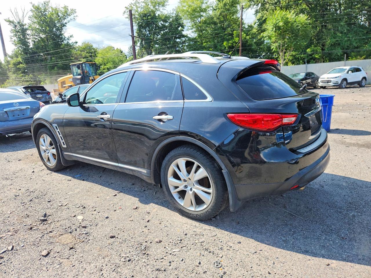 2013 Infiniti Fx37 Base Black vin: JN8CS1MW0DM175038