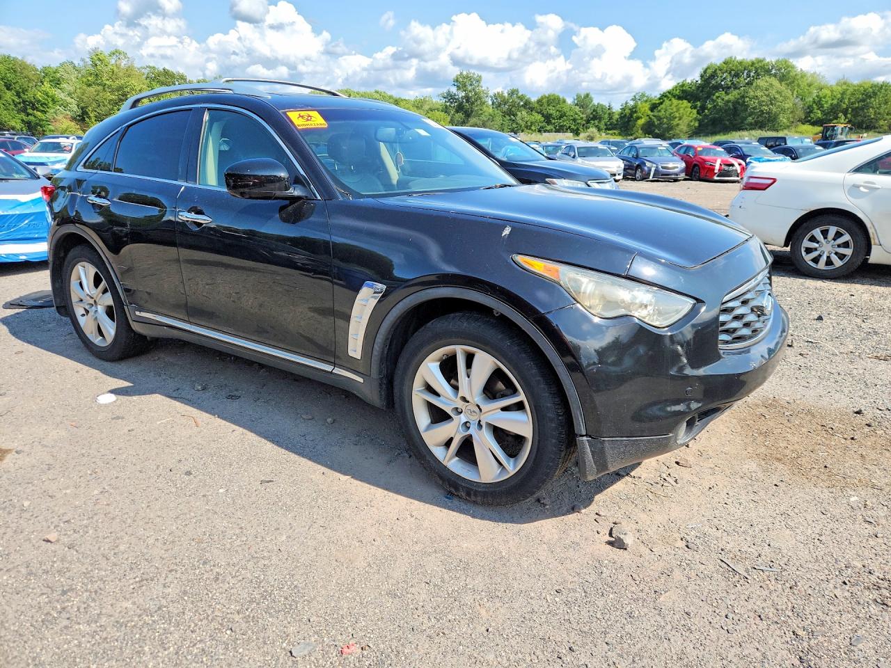 2013 Infiniti Fx37 Base Black vin: JN8CS1MW0DM175038