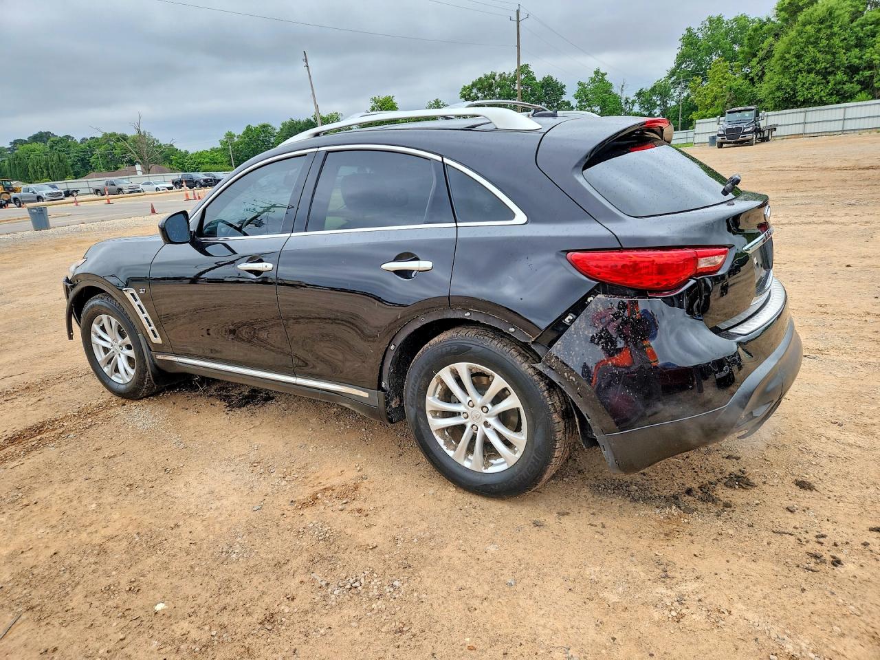 2014 Infiniti Qx70 Base Black vin: JN8CS1MW0EM412824