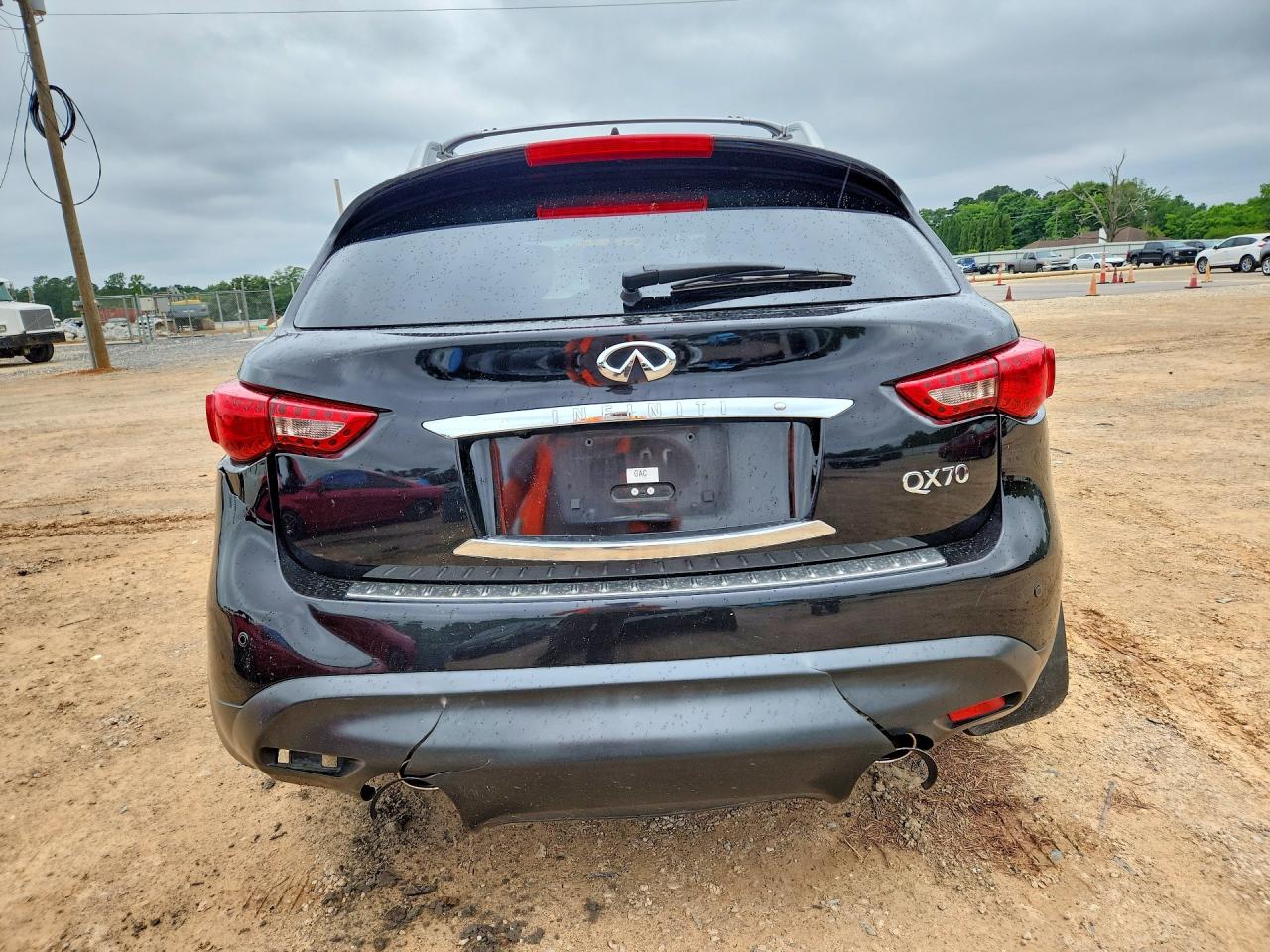2014 Infiniti Qx70 Base Black vin: JN8CS1MW0EM412824