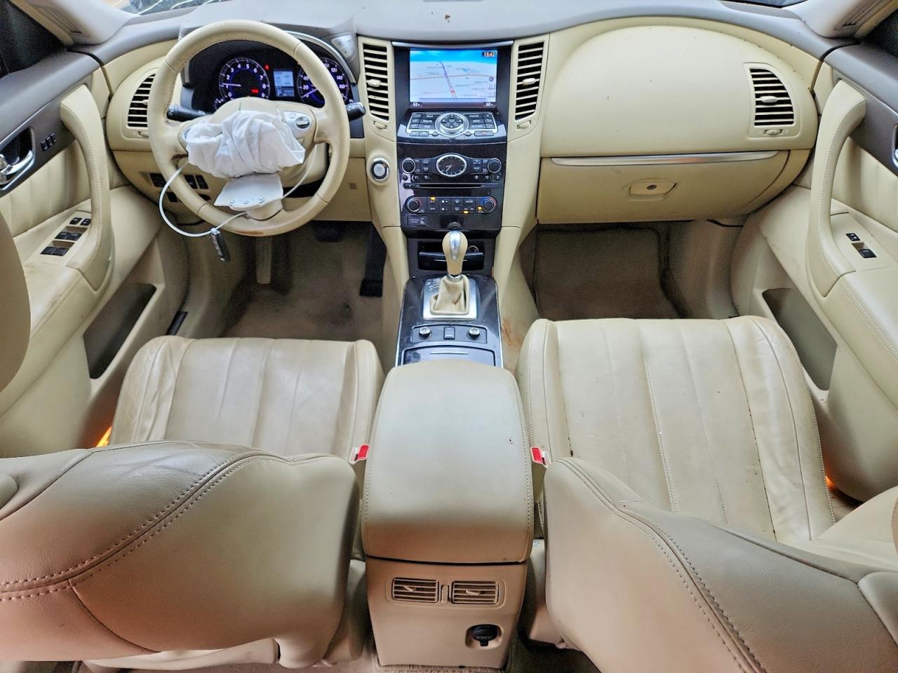 2014 Infiniti Qx70 Base Black vin: JN8CS1MW0EM412824