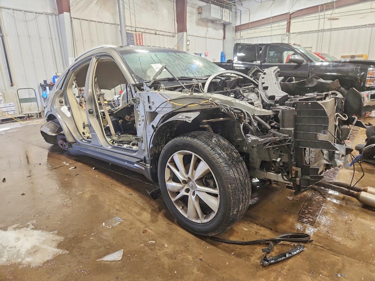 2015 Infiniti Qx70 Base Gray vin: JN8CS1MW0FM480994