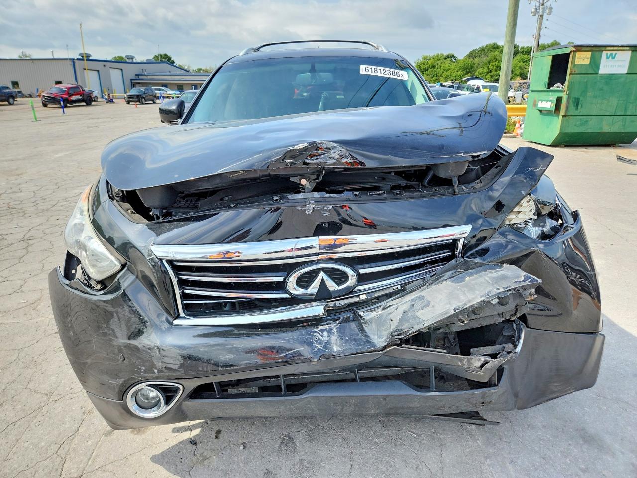 2015 Infiniti Qx70 Base Black vin: JN8CS1MW0FM481577