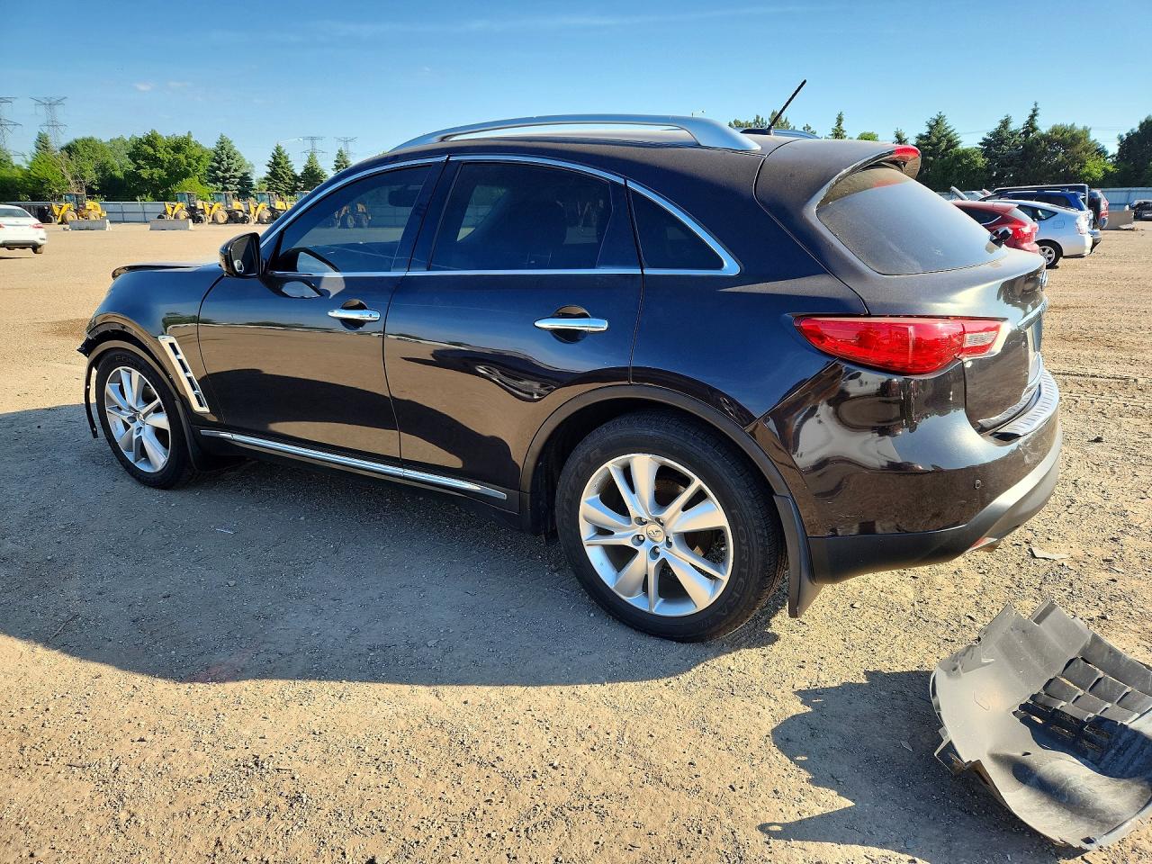 2013 Infiniti Fx37 Base Black vin: JN8CS1MW1DM170396