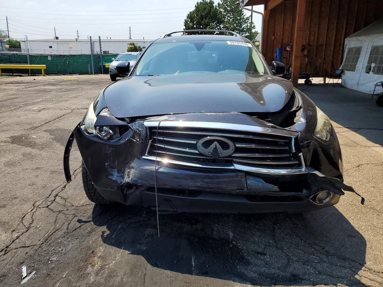 2013 Infiniti Fx37 Base Black vin: JN8CS1MW1DM171743