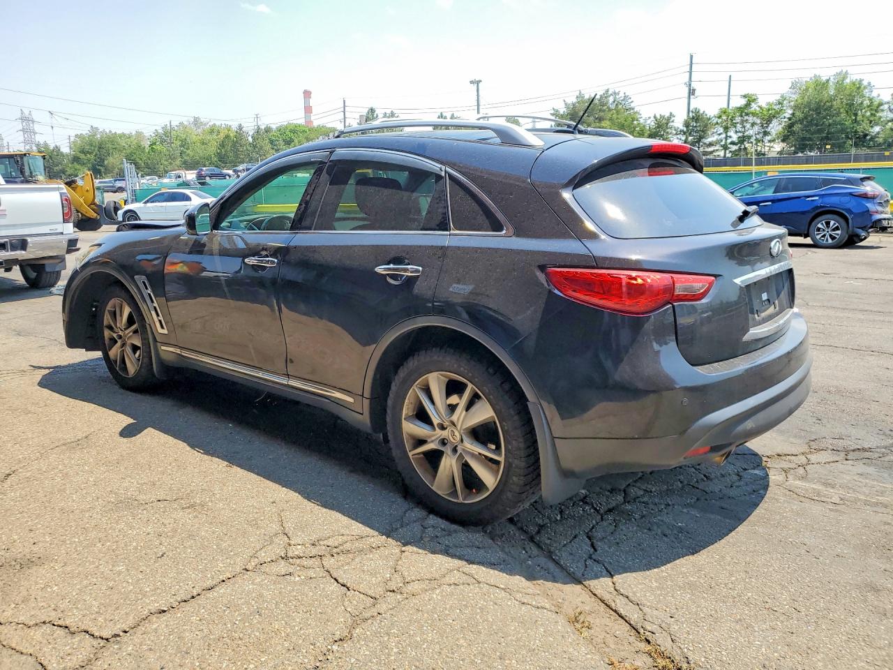 2013 Infiniti Fx37 Base Black vin: JN8CS1MW1DM171743