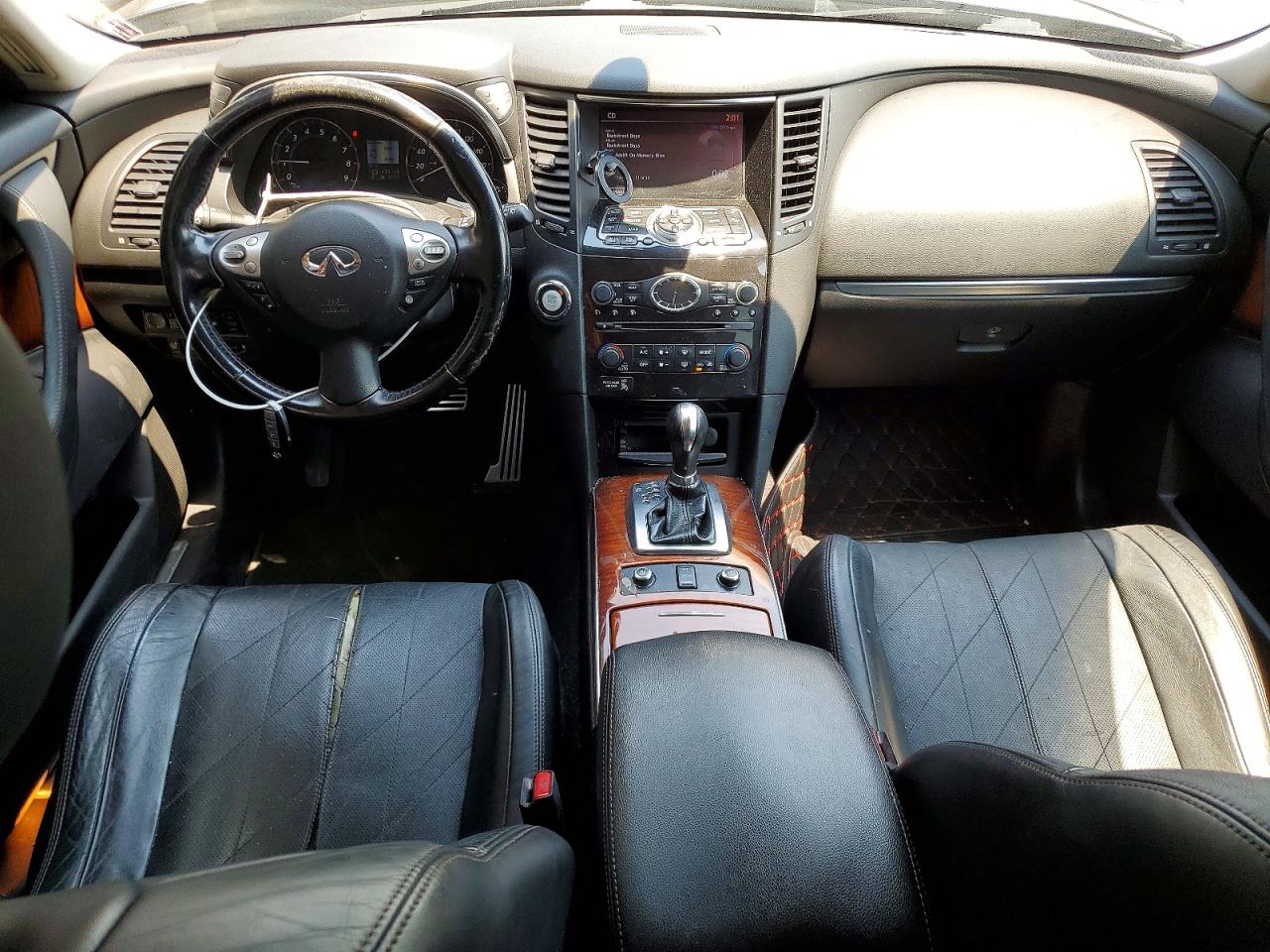 2013 Infiniti Fx37 Base Black vin: JN8CS1MW1DM171743