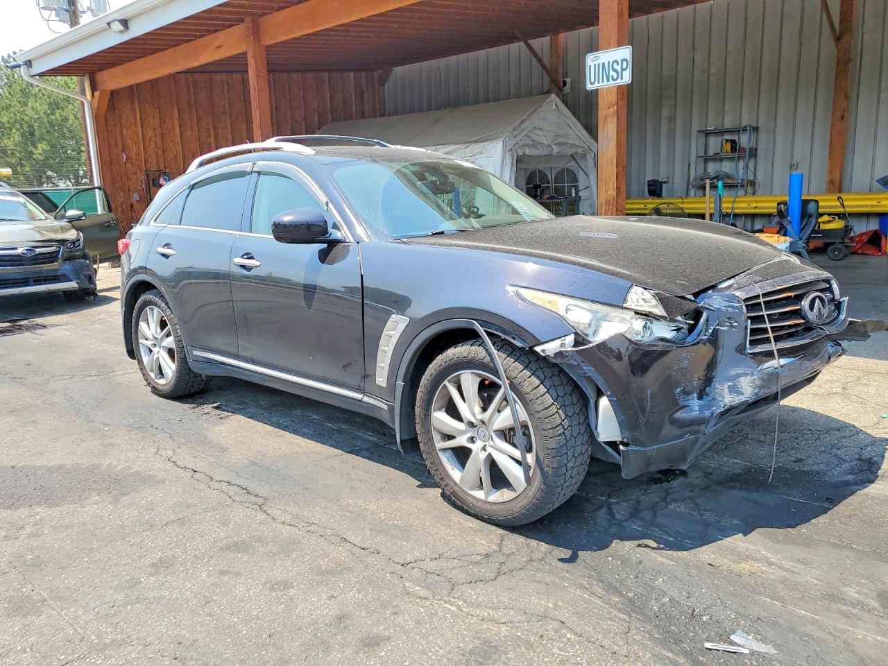 2013 Infiniti Fx37 Base Black vin: JN8CS1MW1DM171743