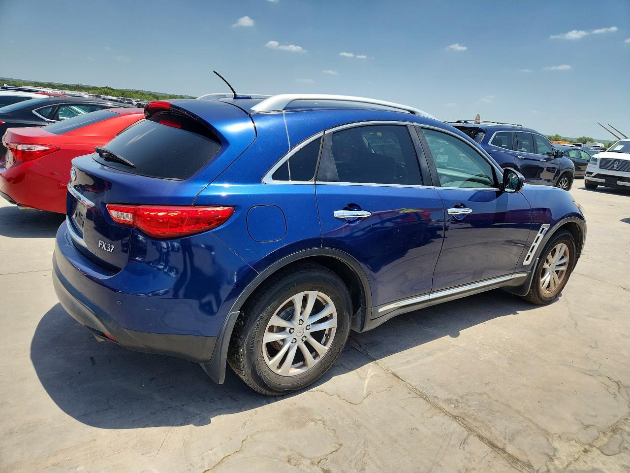 2013 Infiniti Fx37 Base Blue vin: JN8CS1MW1DM173668