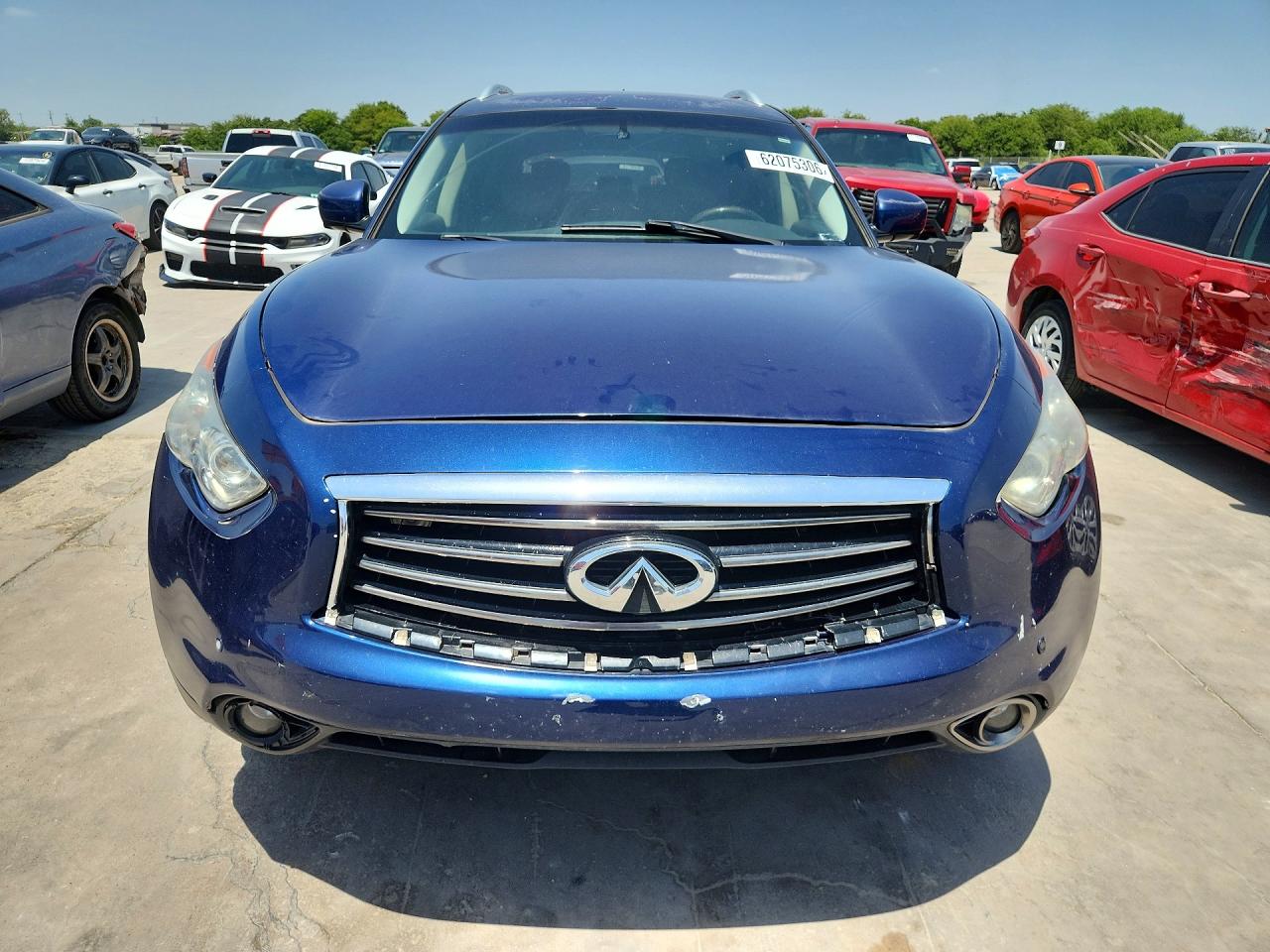 2013 Infiniti Fx37 Base Blue vin: JN8CS1MW1DM173668