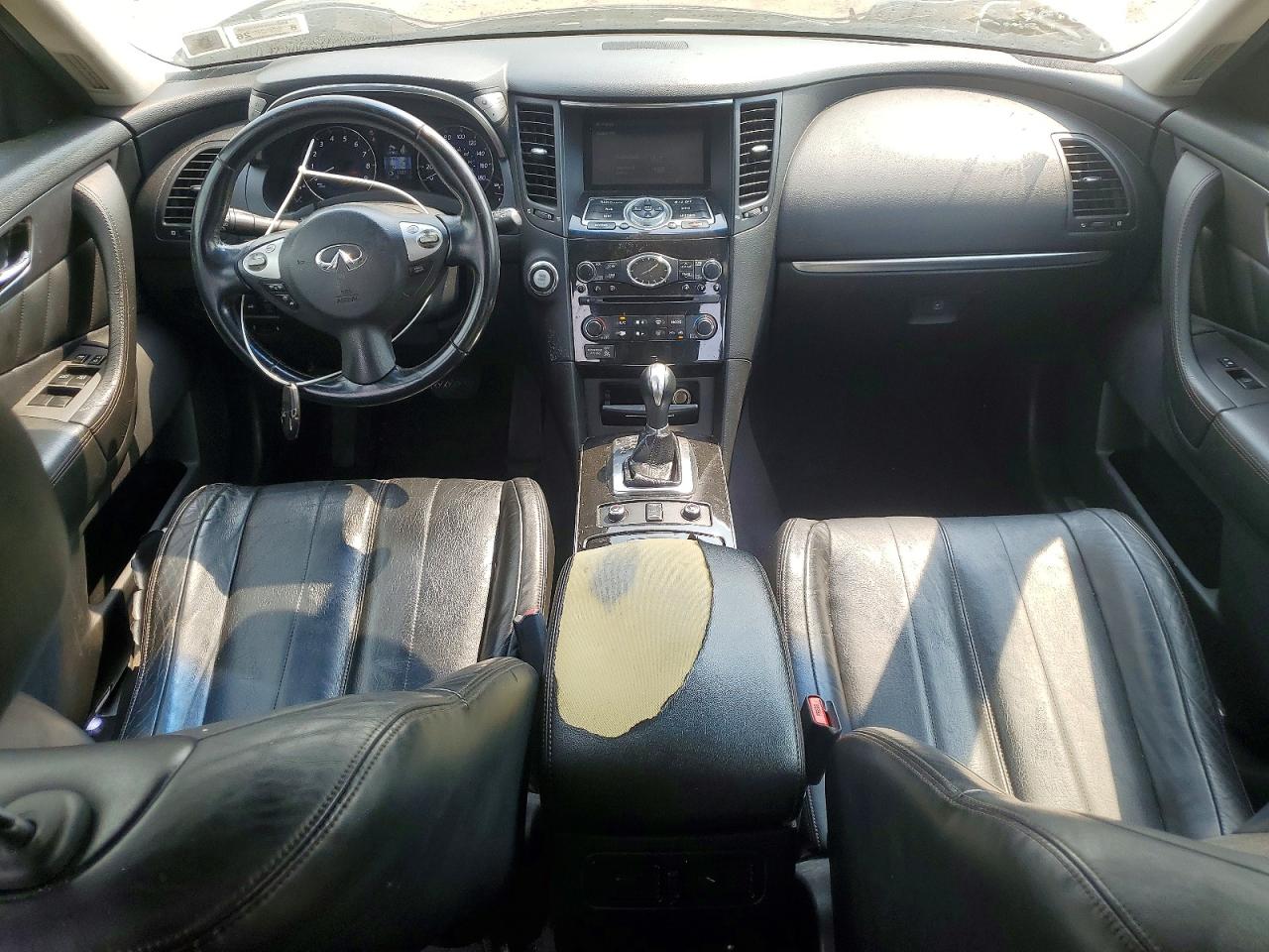 2014 Infiniti Qx70 Base Silver vin: JN8CS1MW1EM413089